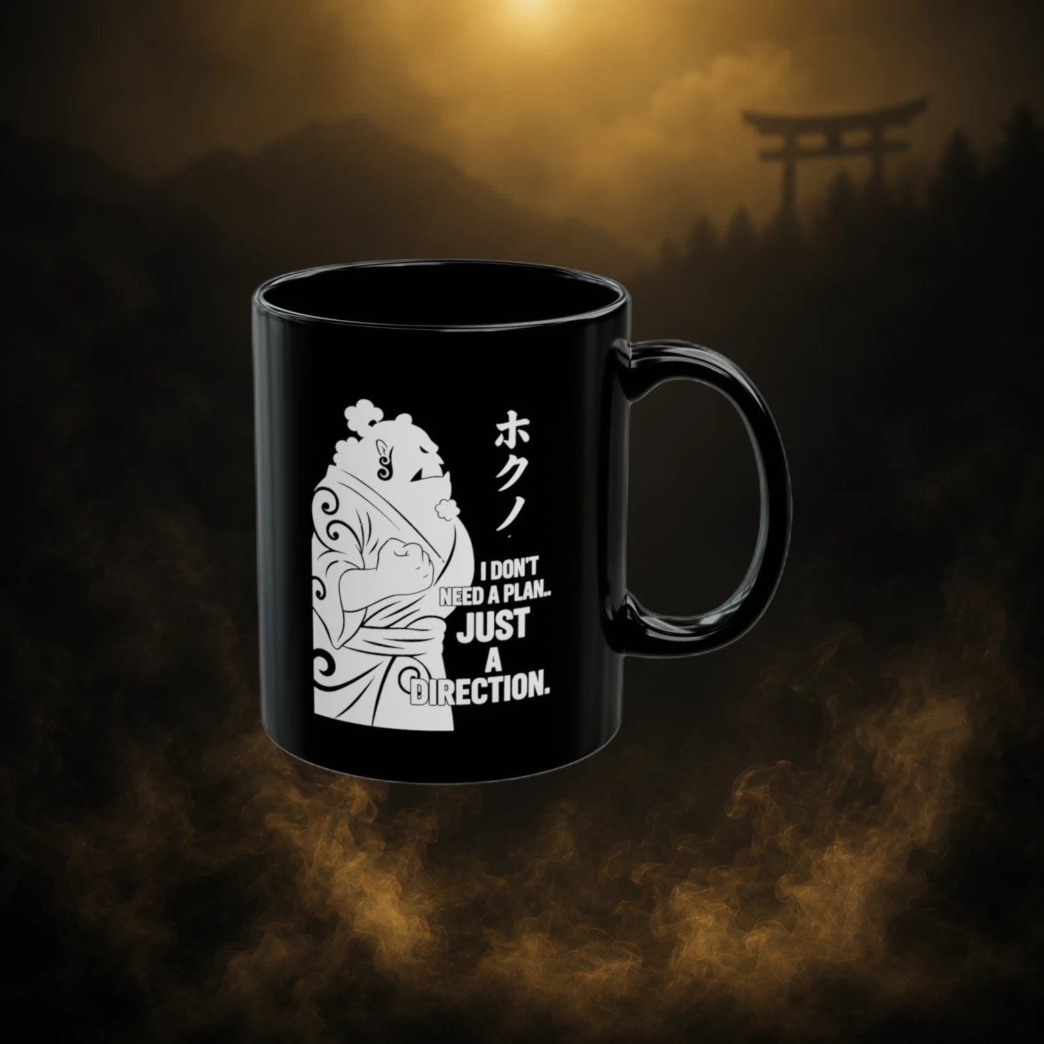 Jinbe • Direction Black Mug