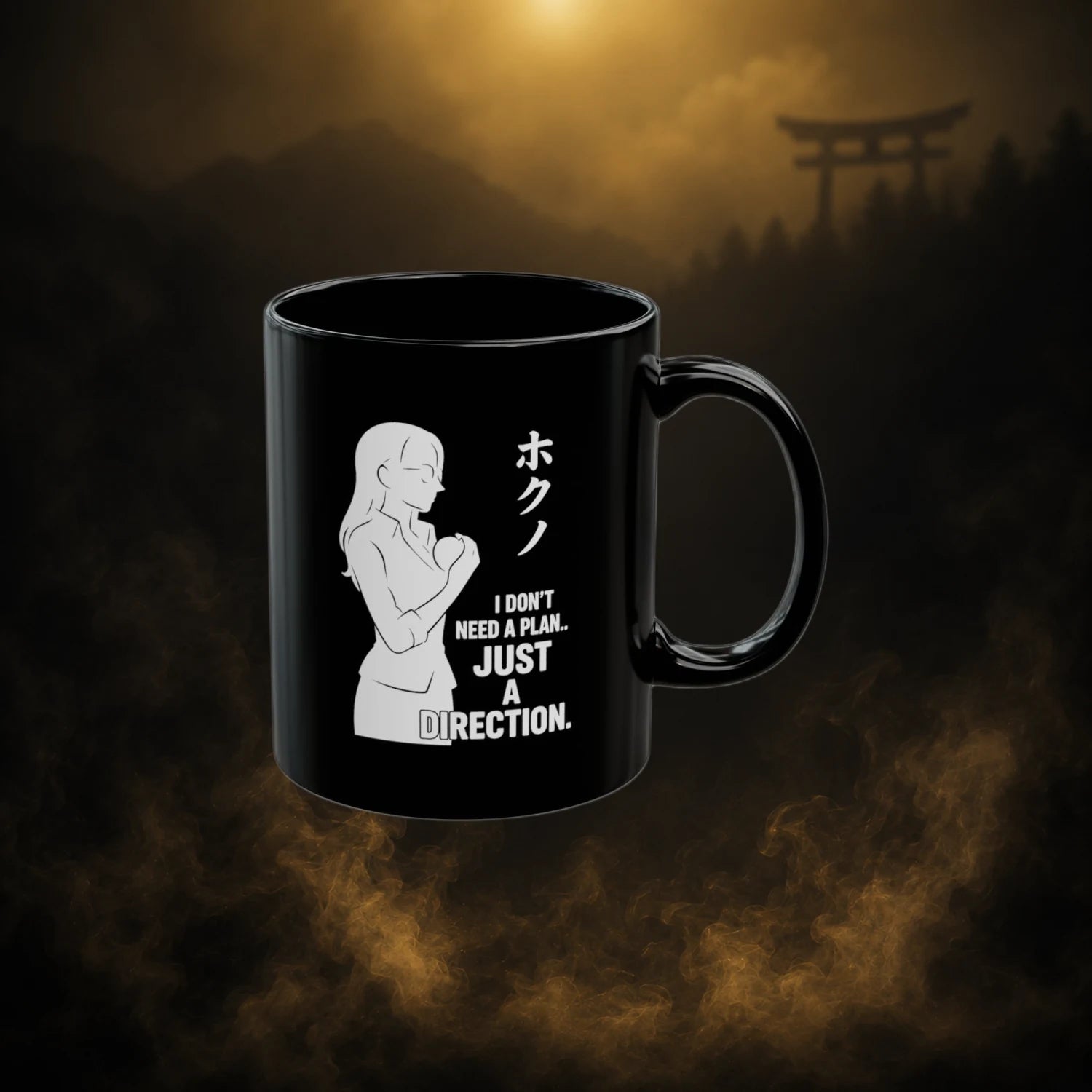 Robin • Direction Black Mug