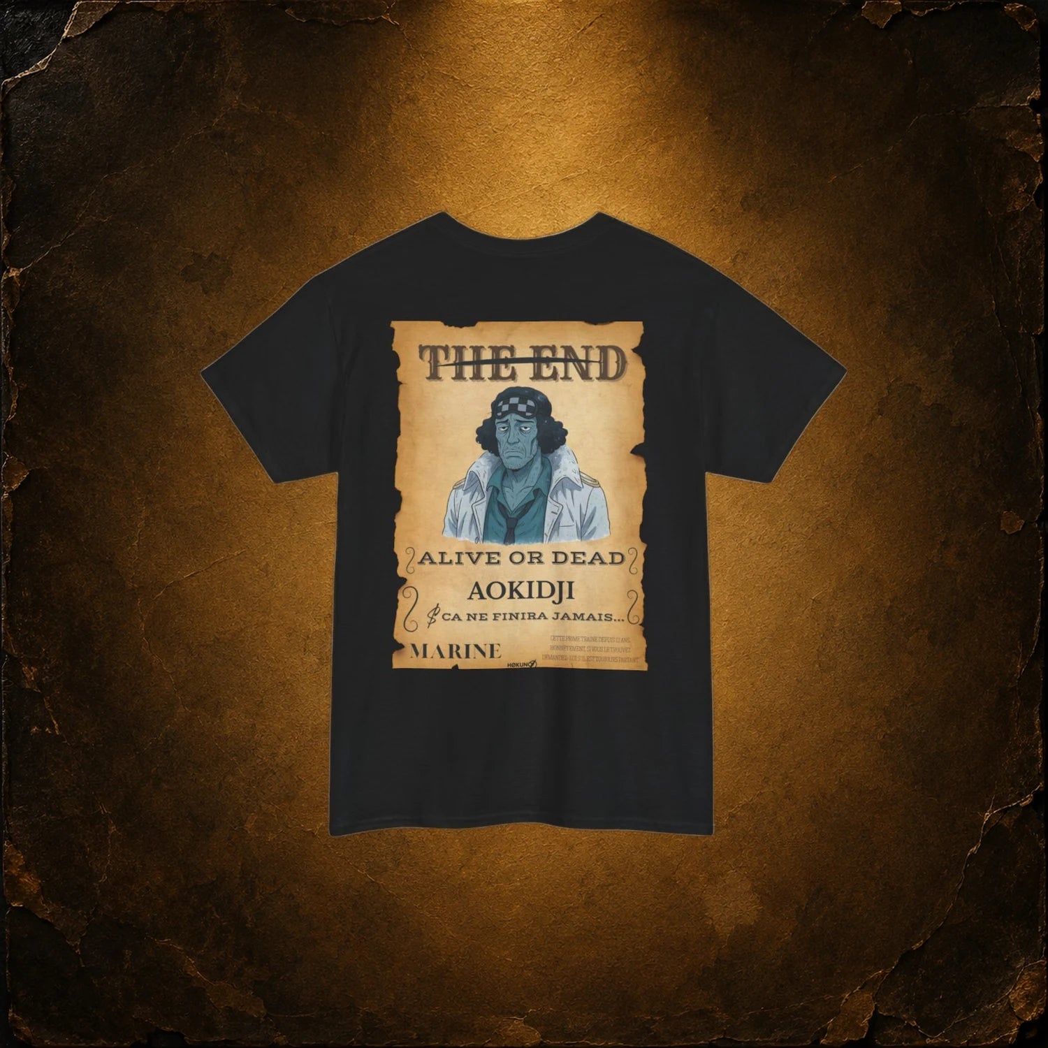 Aokidji • Wanted Poster Black Tee