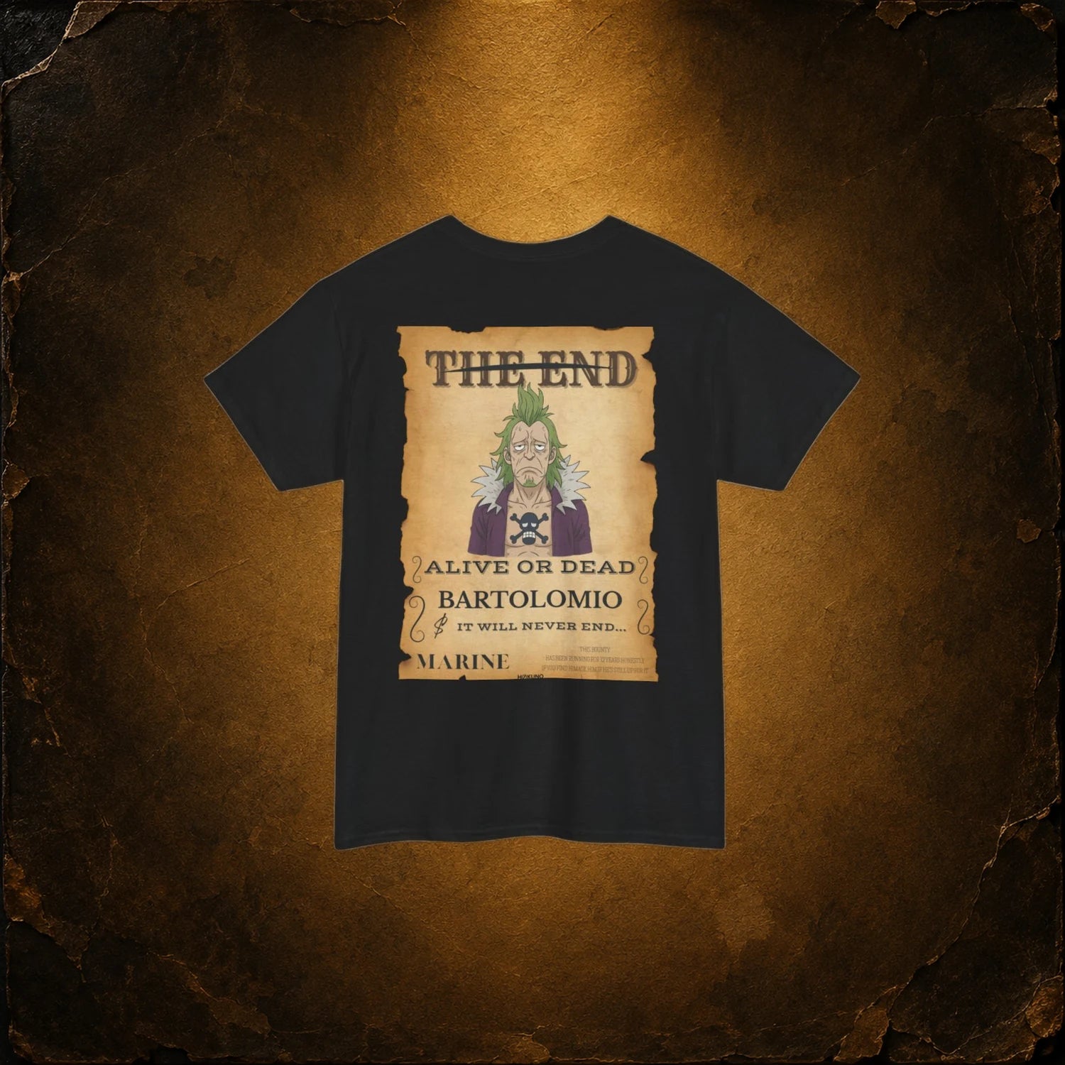Bartolomio • Wanted Poster Black Tee