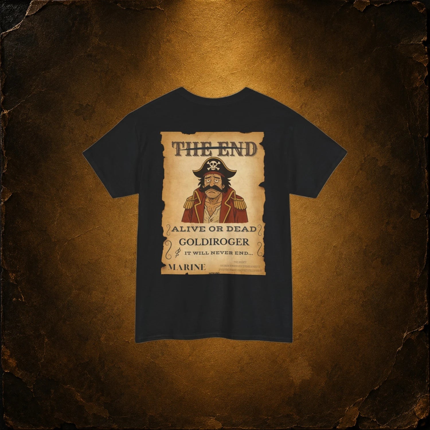 Goldiroger • Wanted Poster Black Tee