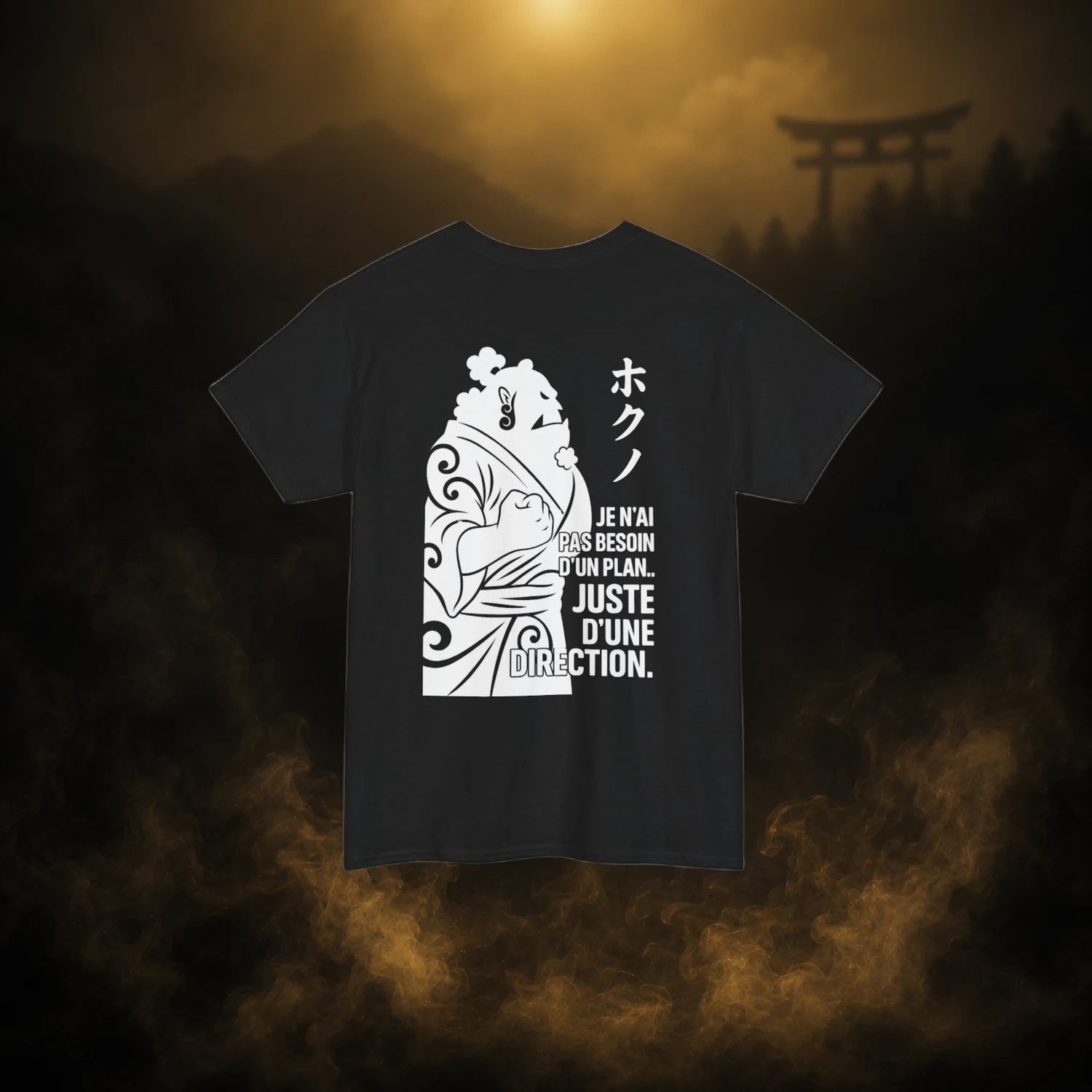 Jinbe • Direction Black Tee