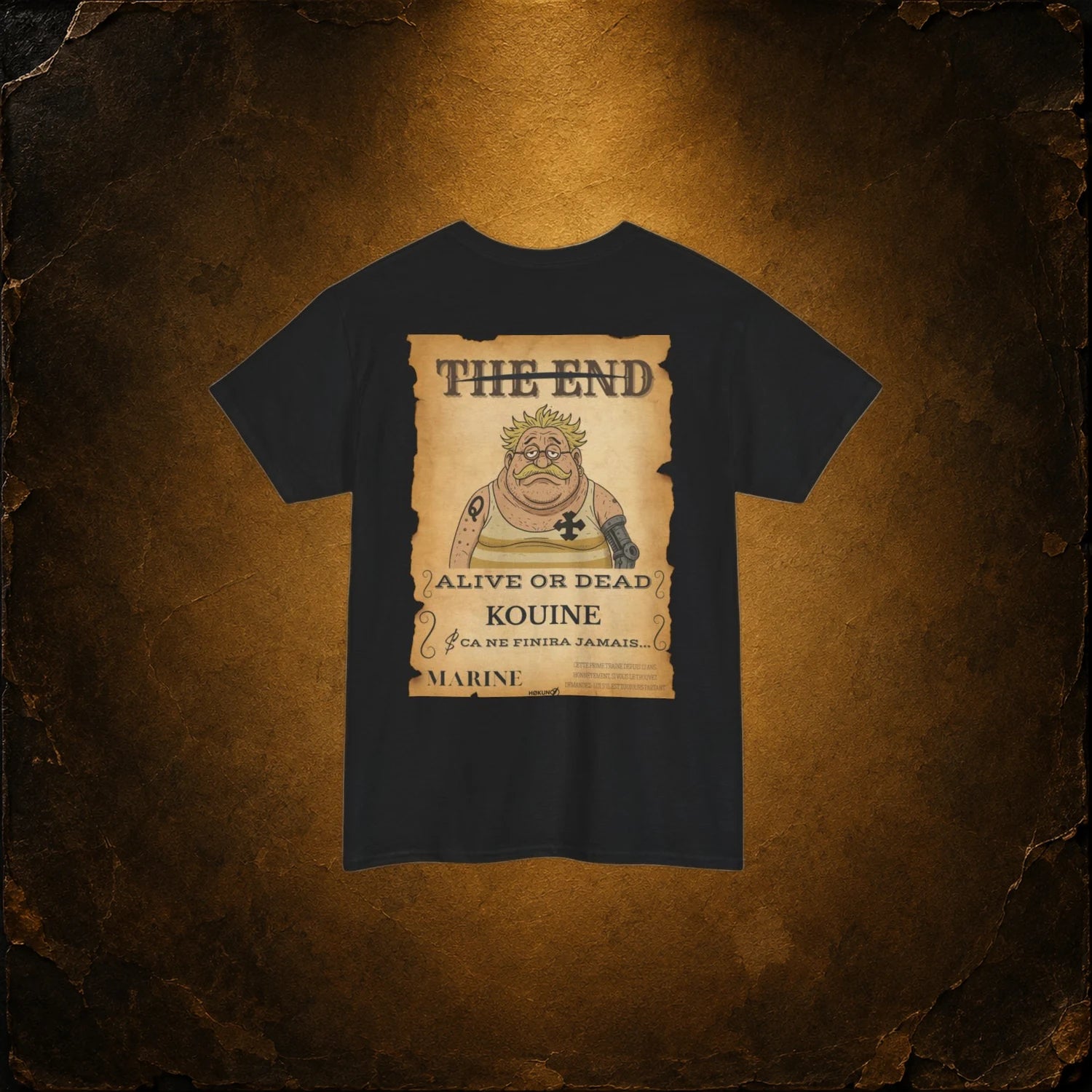Kouine • Wanted Poster Black Tee