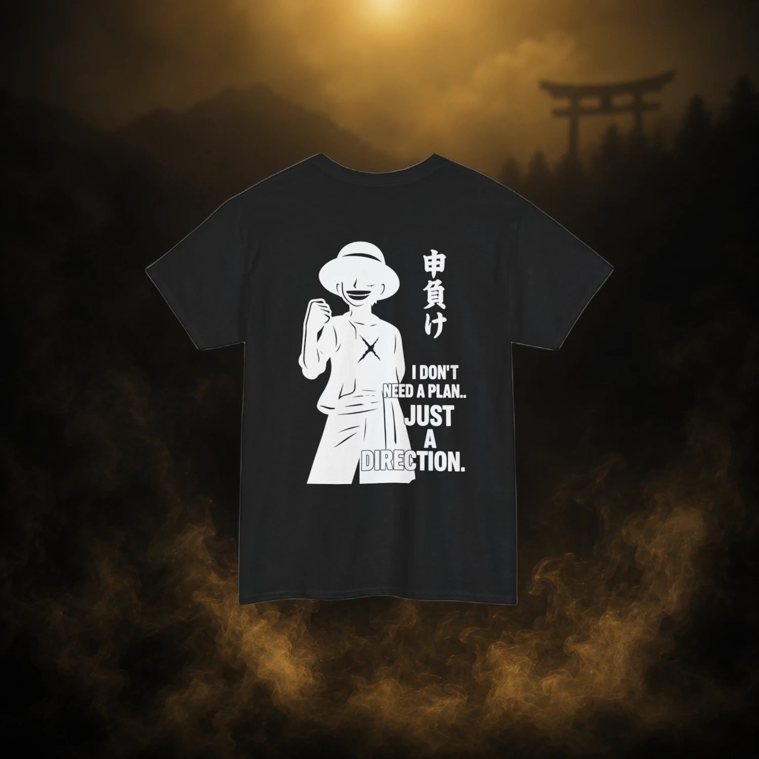 Luffy • Direction Black Tee