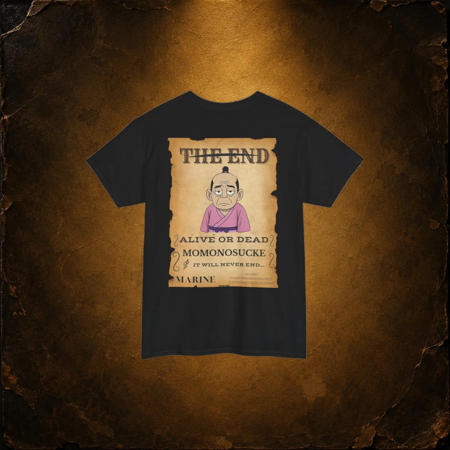 Momonosucke • Wanted Poster Black Tee