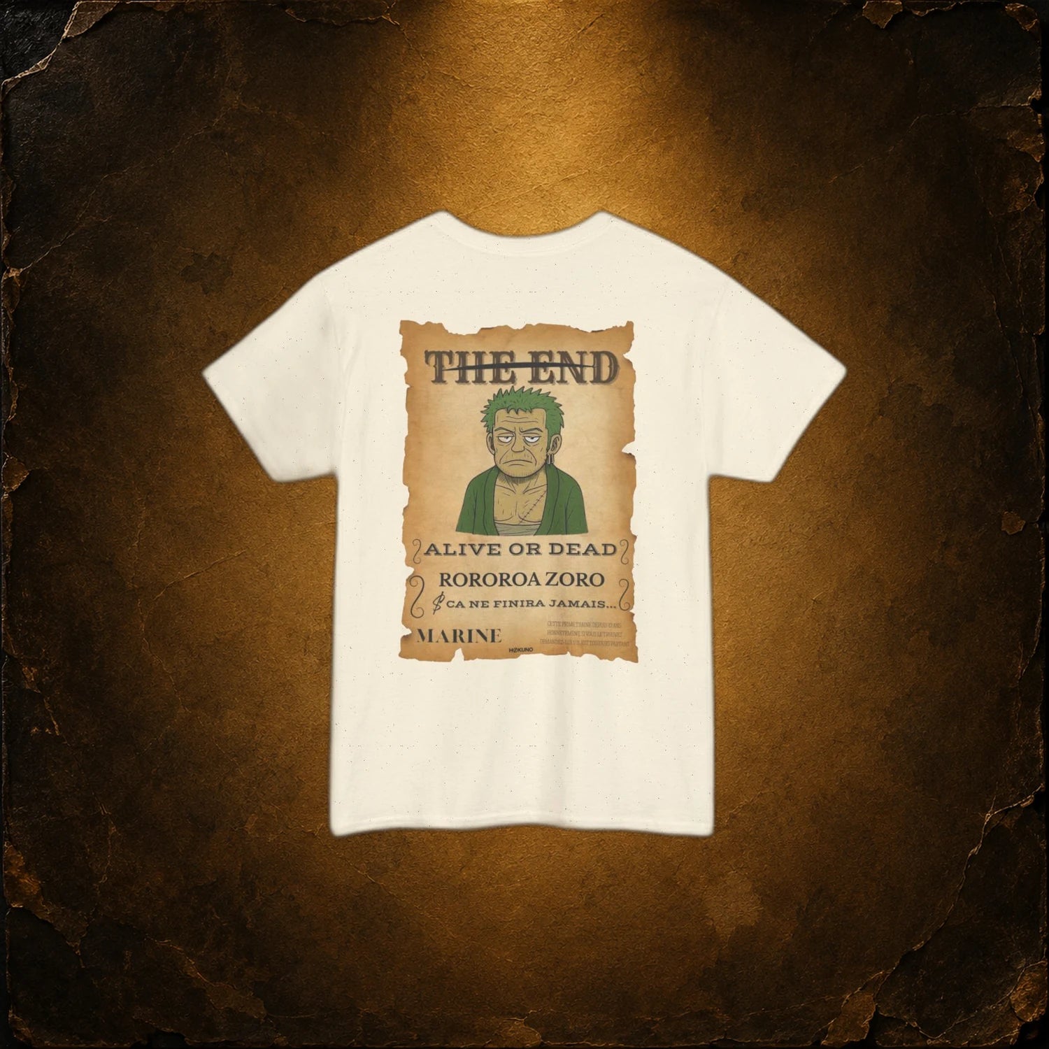Rororoa Zoro • Wanted Poster Tee