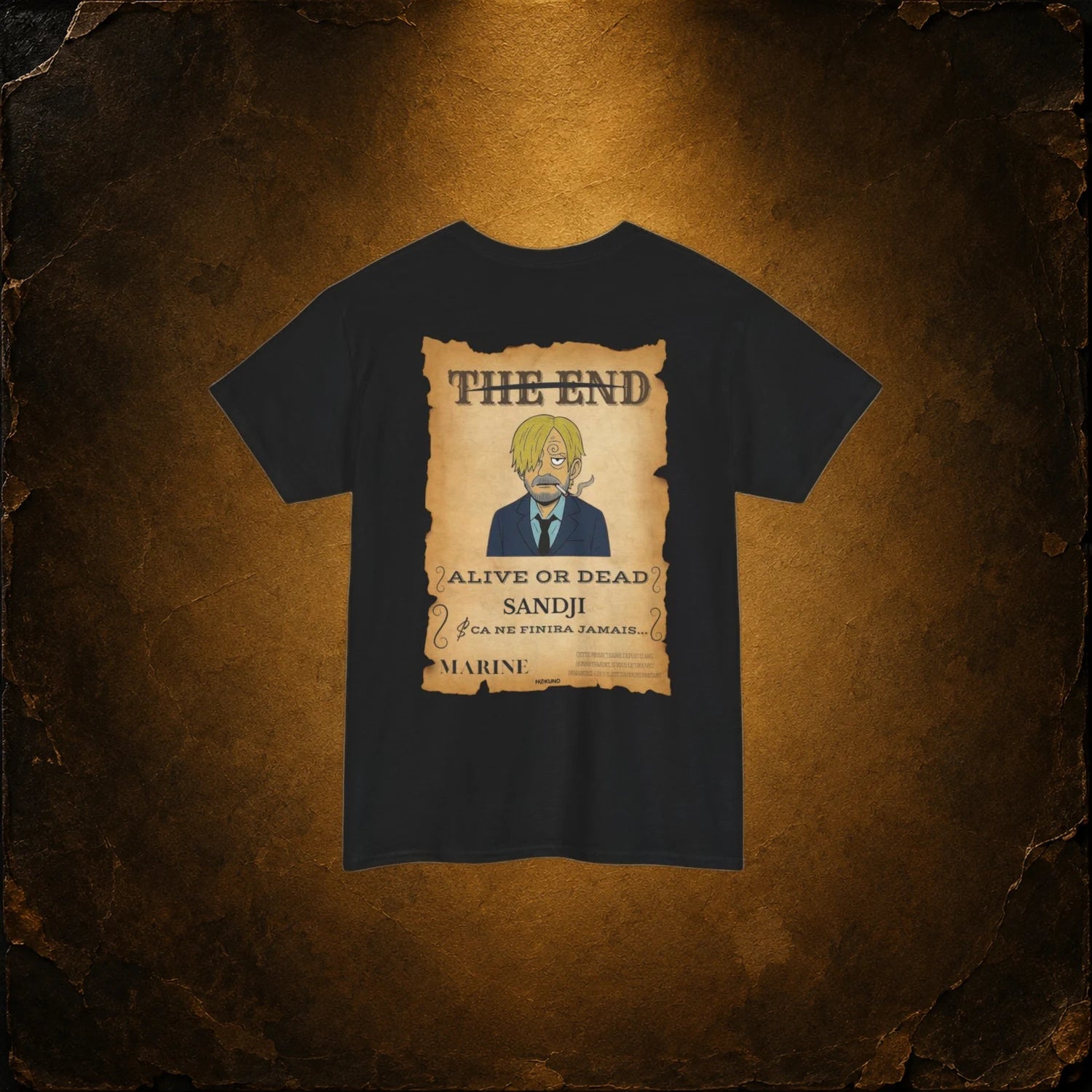 Sandji • Wanted Poster Black Tee
