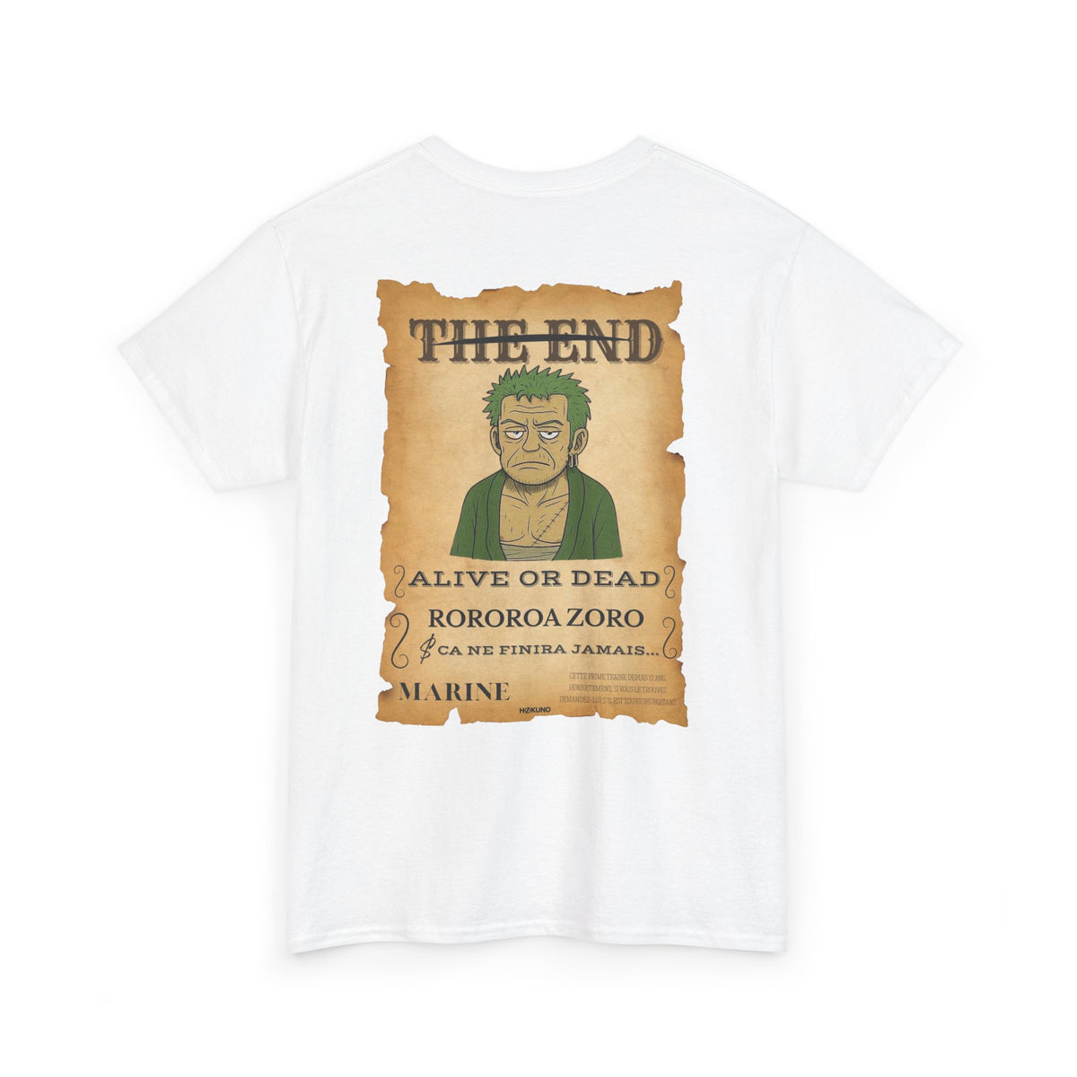 Rororoa Zoro • Wanted Poster Tee — vue 1
