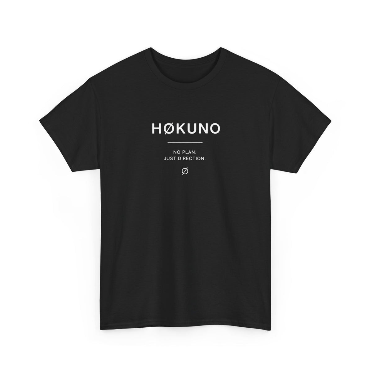 Hokuno Orbite Design Black Tee — vue 1