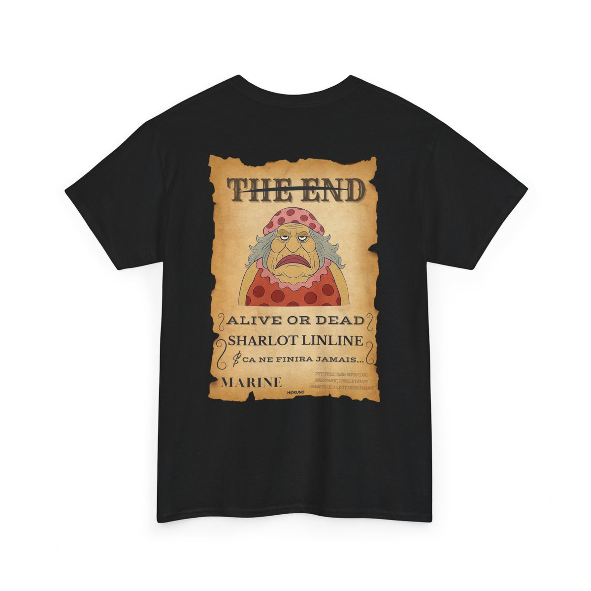Sharlot Linline • Wanted Poster Black Tee — vue 2