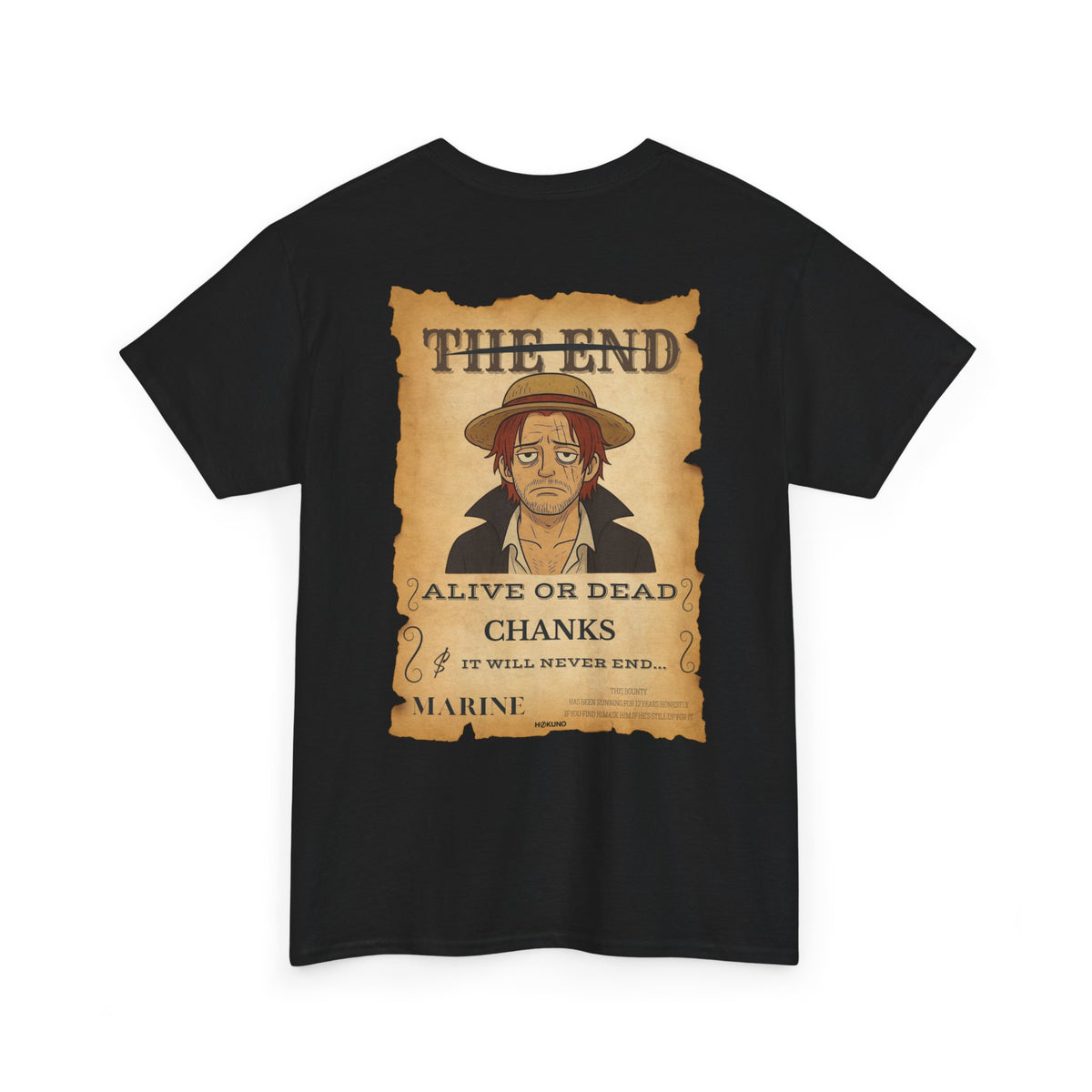 Chanks • Wanted Poster Black Tee — vue 2