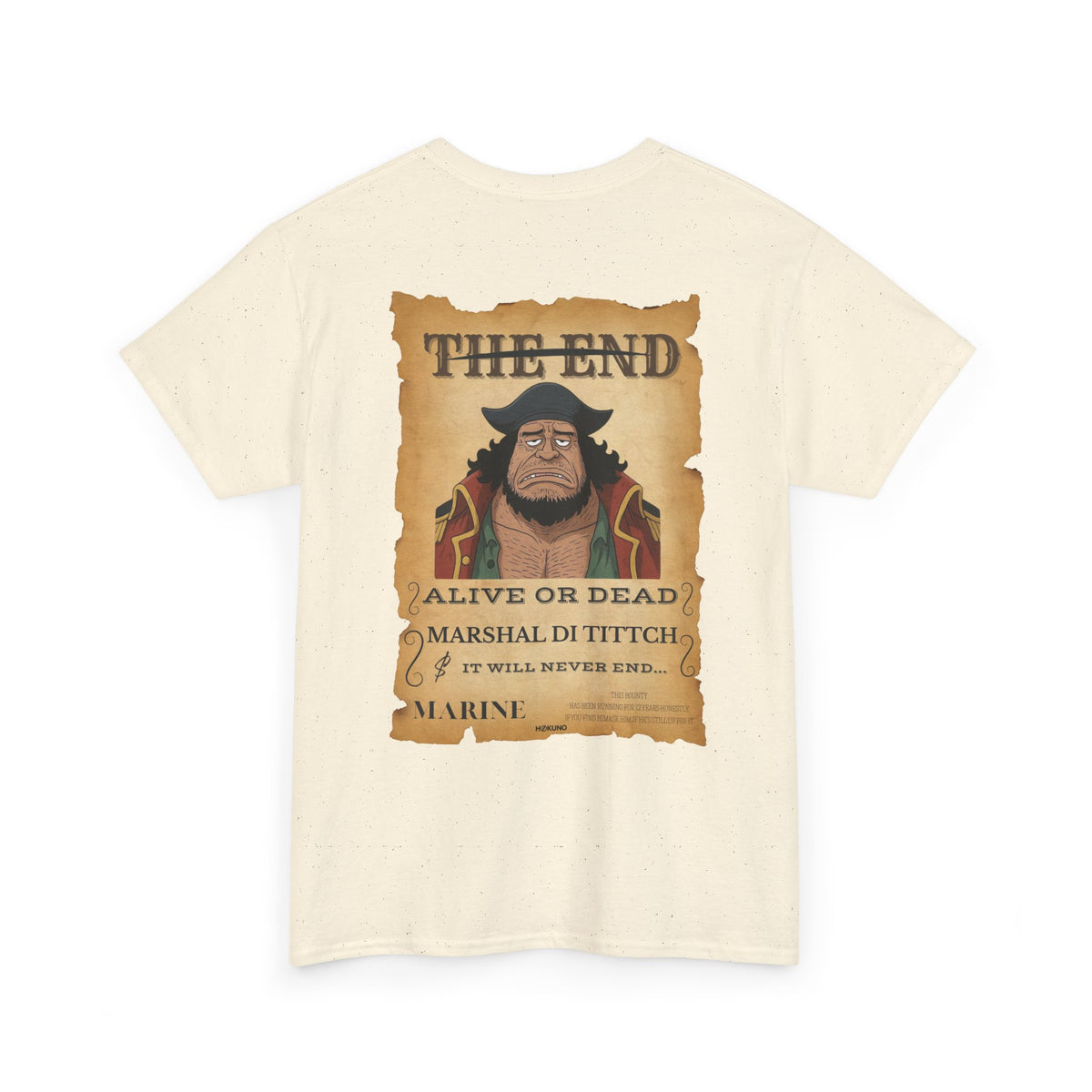 Marshal Di Tittch • Wanted Poster Tee — vue 5