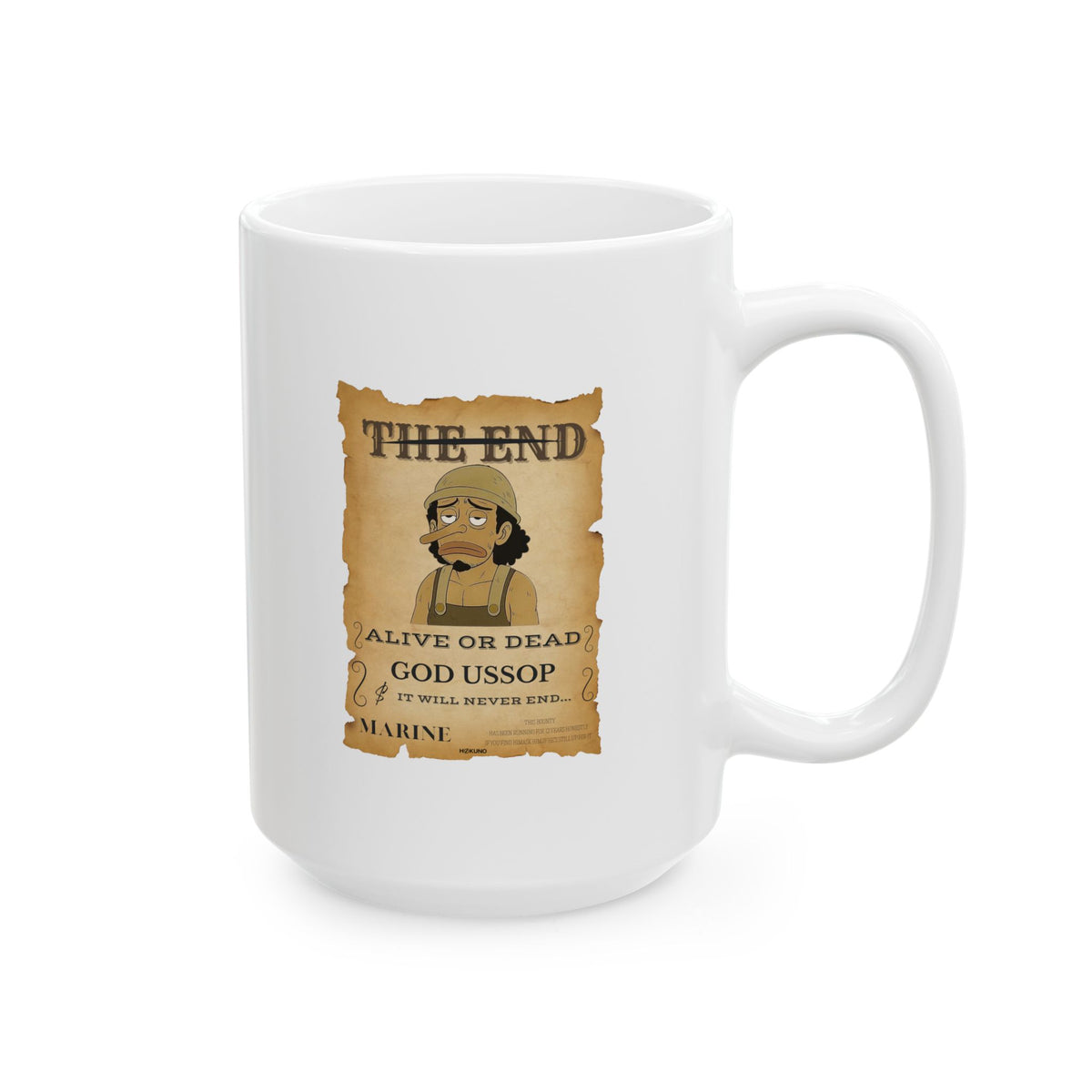 God Ussop • Wanted Poster Mug — vue 8