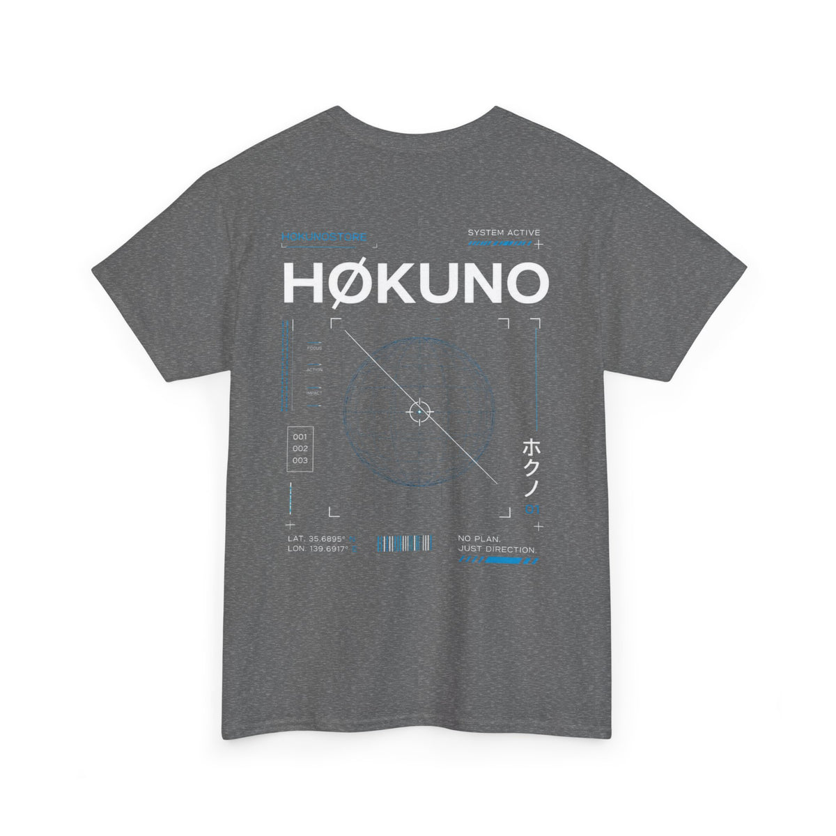 Hokuno Target HKN Design Black Tee — vue 5