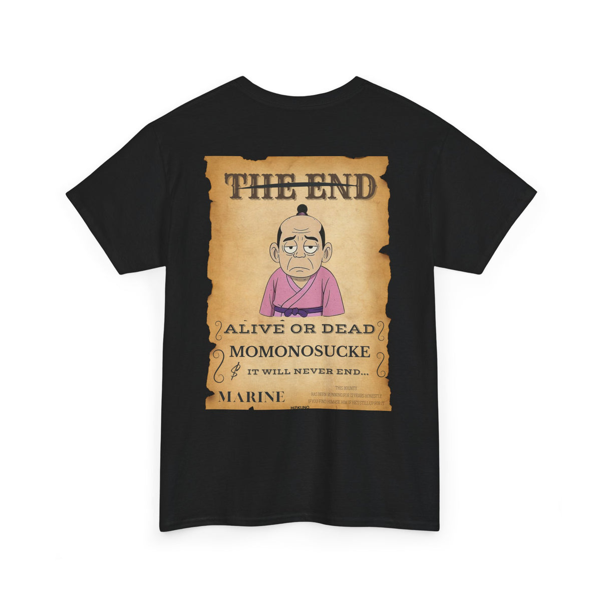 Momonosucke • Wanted Poster Black Tee — vue 2