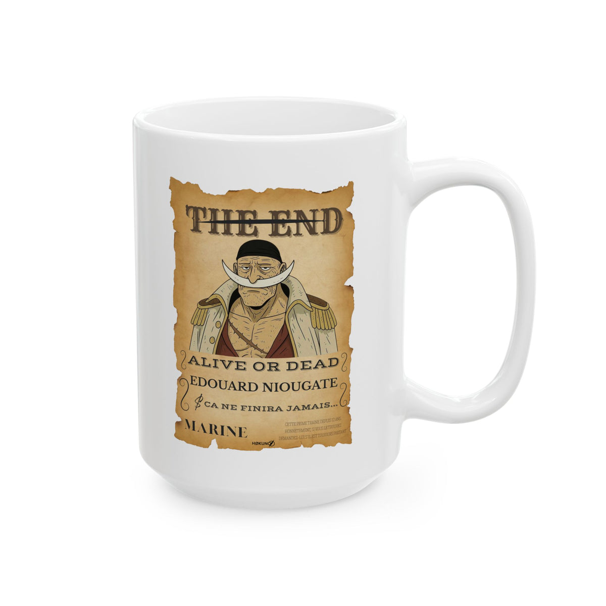 Edouard Niougate • Wanted Poster Mug — vue 8