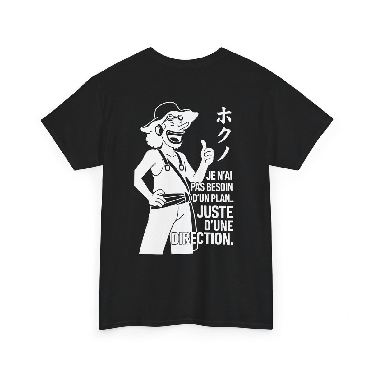 Ussop • Direction Black Tee — vue 1