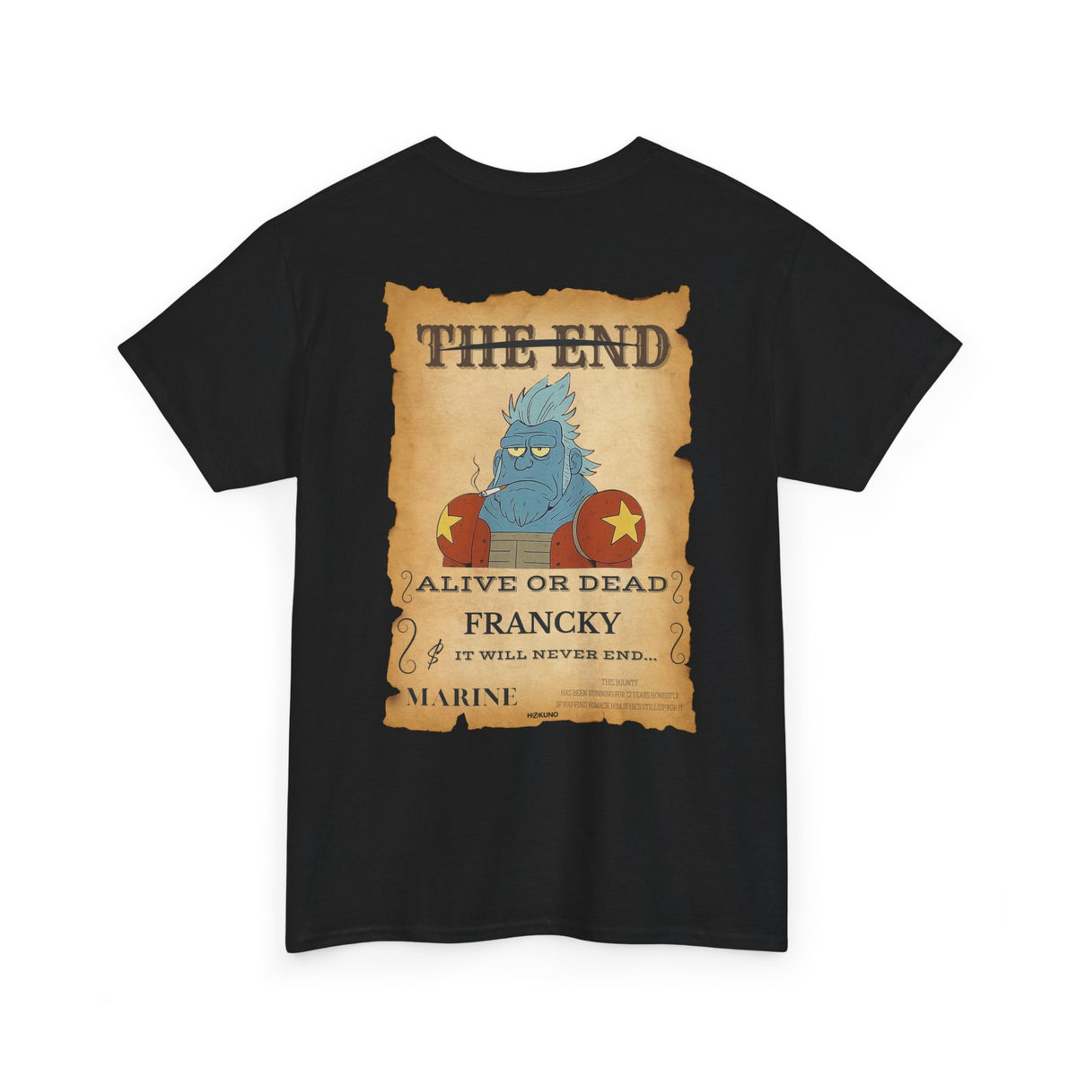 Francky • Wanted Poster Black Tee — vue 2