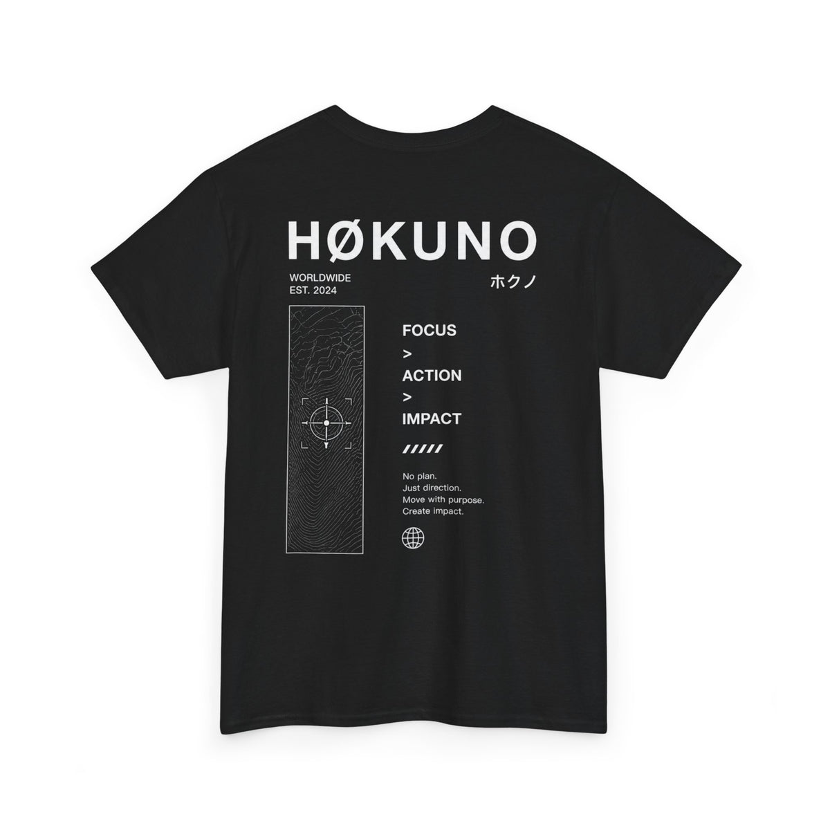 Hokuno Empreinte Design Black Tee — vue 2