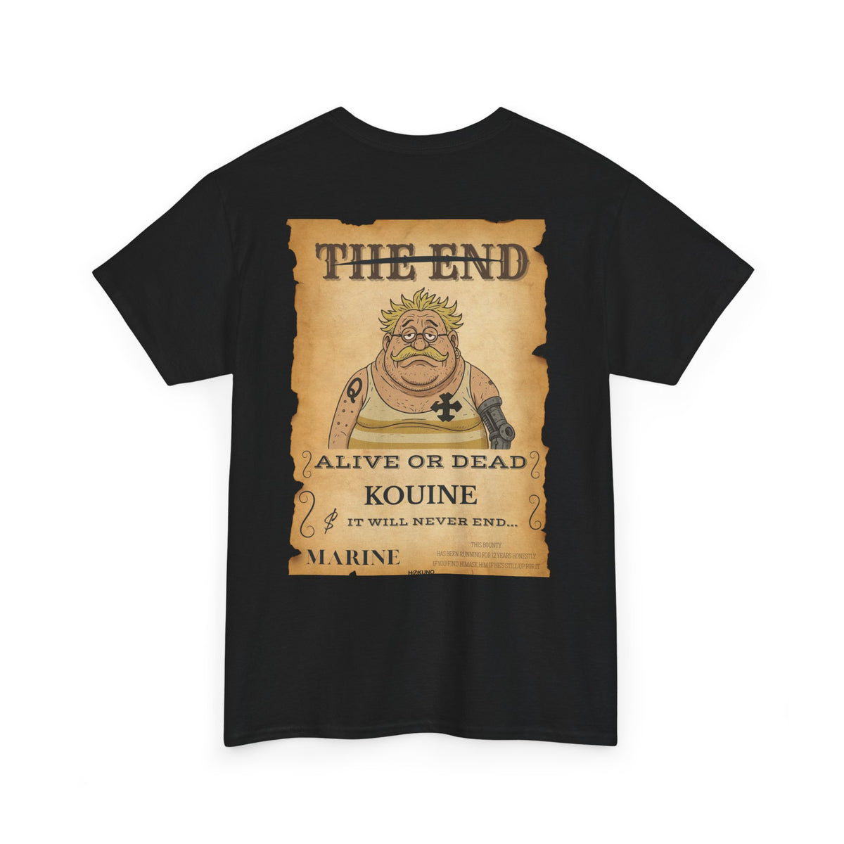 Kouine • Wanted Poster Black Tee — vue 2