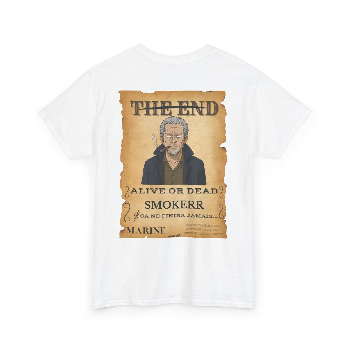 Smokerr • Wanted Poster Tee — vue 2