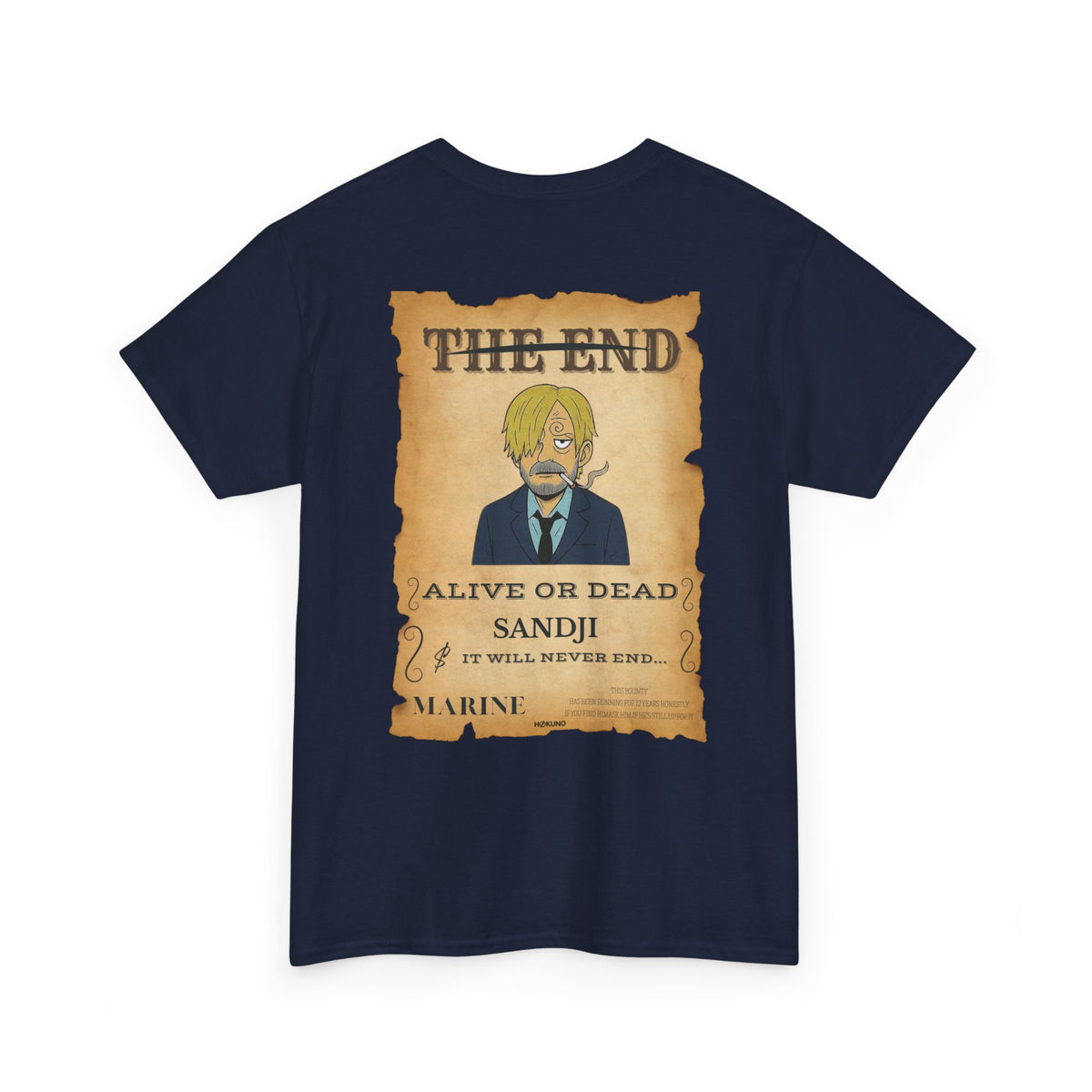 Sandji • Wanted Poster Black Tee — vue 5