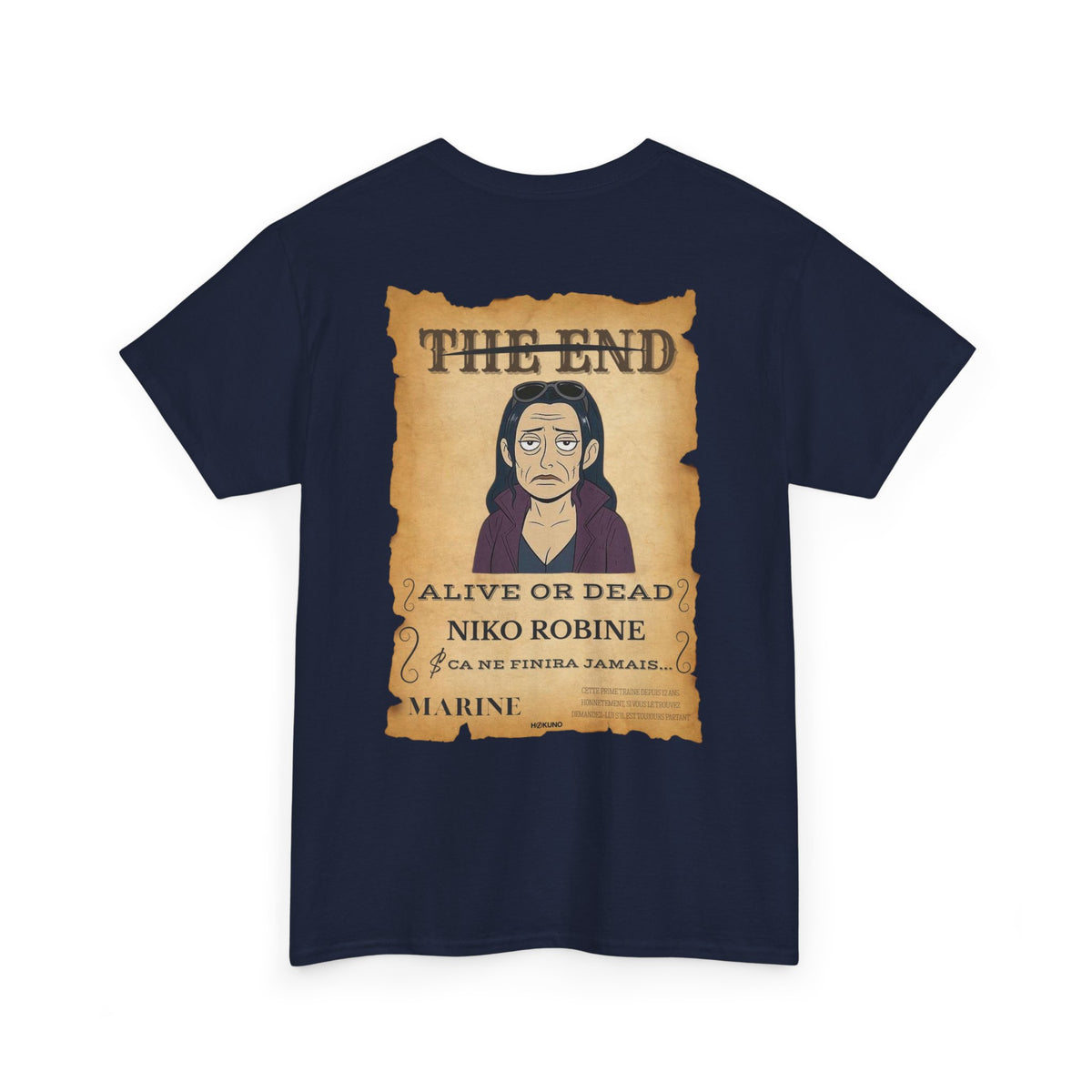 Niko Robine • Wanted Poster Black Tee — vue 5