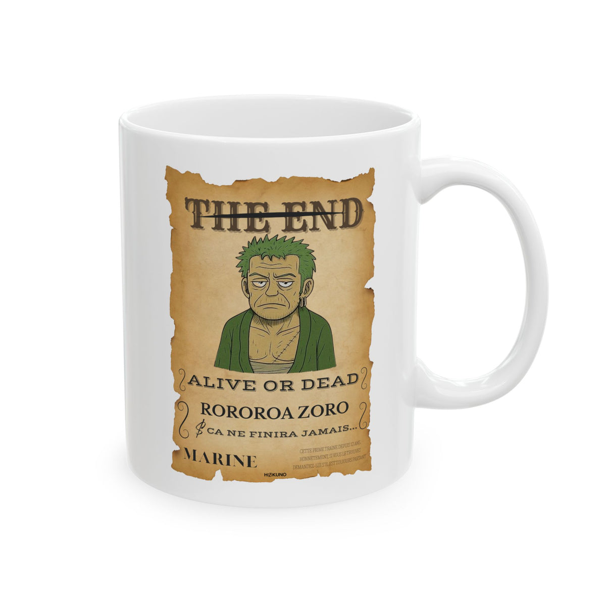 Eustash Cap.kid • Wanted Poster Mug — vue 5
