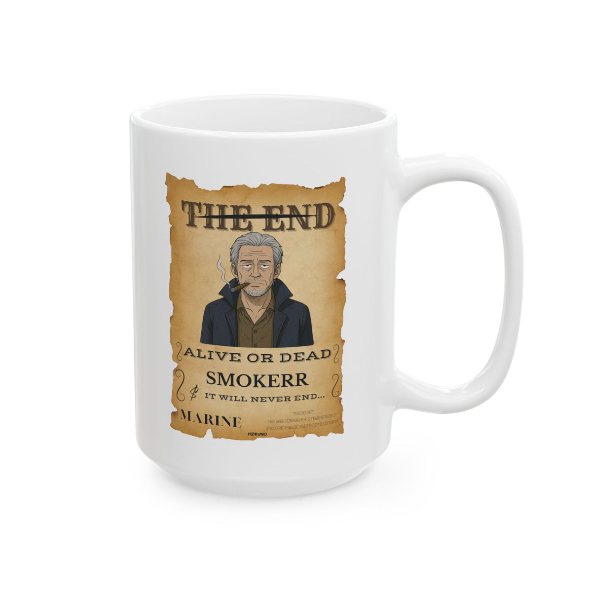 Smokerr • Wanted Poster Mug — vue 8