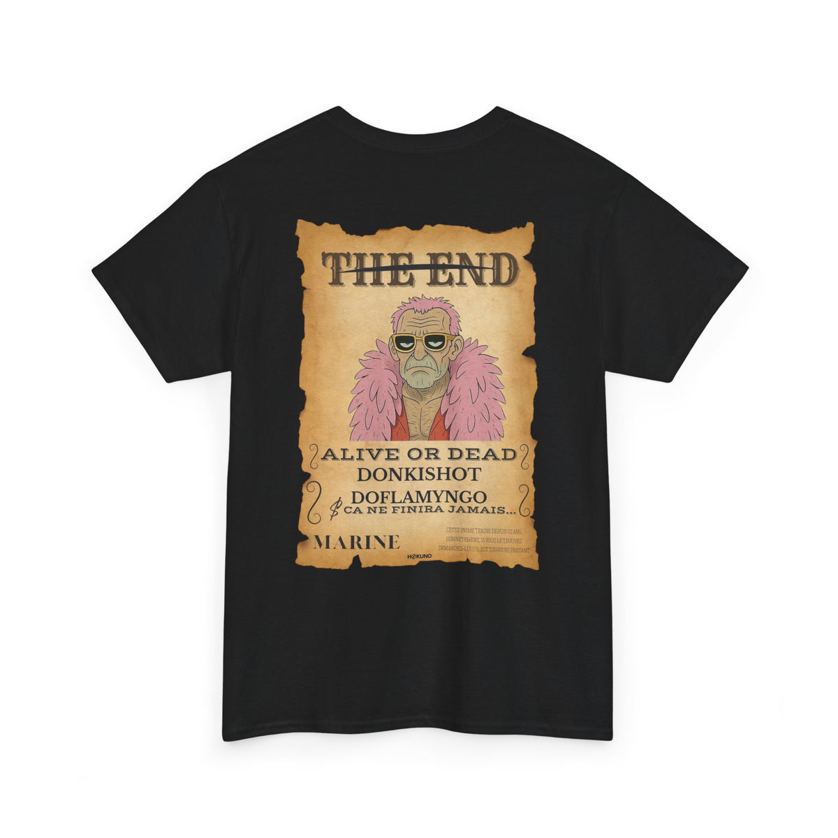 Doflamyngo • Wanted Poster Black Tee — vue 2