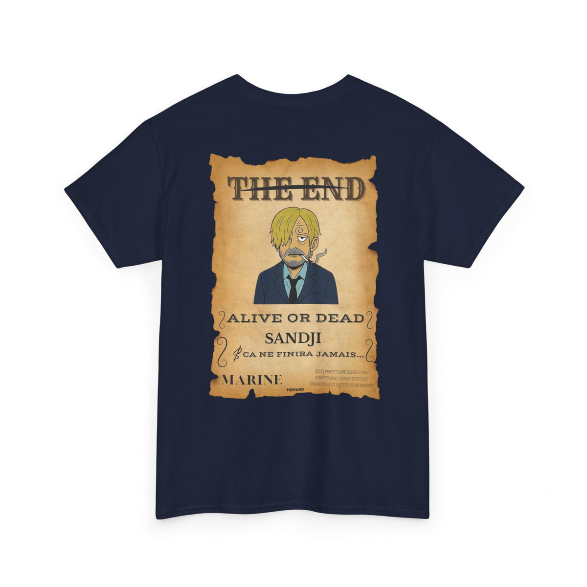 Sandji • Wanted Poster Black Tee — vue 5