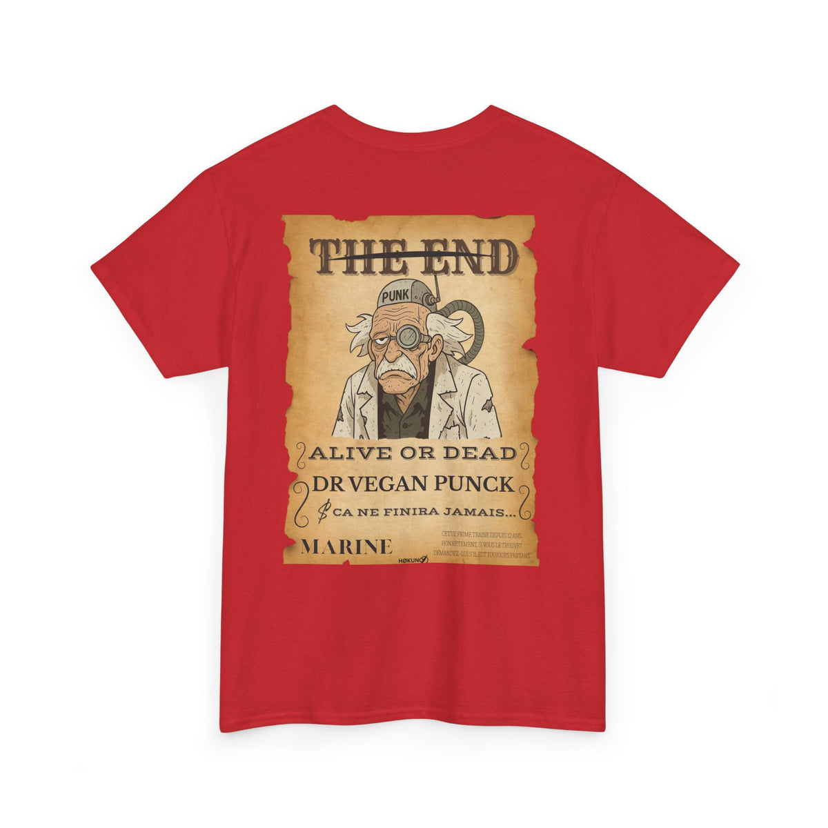 Dr Vegan Punck • Wanted Poster Tee — vue 14