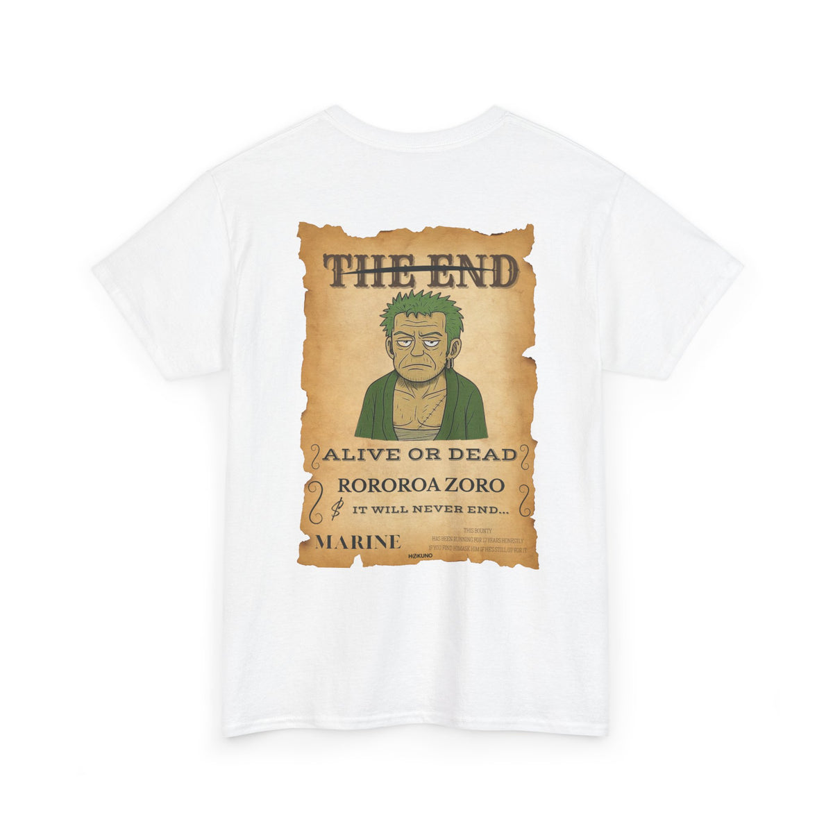 Rororoa Zoro • Wanted Poster Tee — vue 2