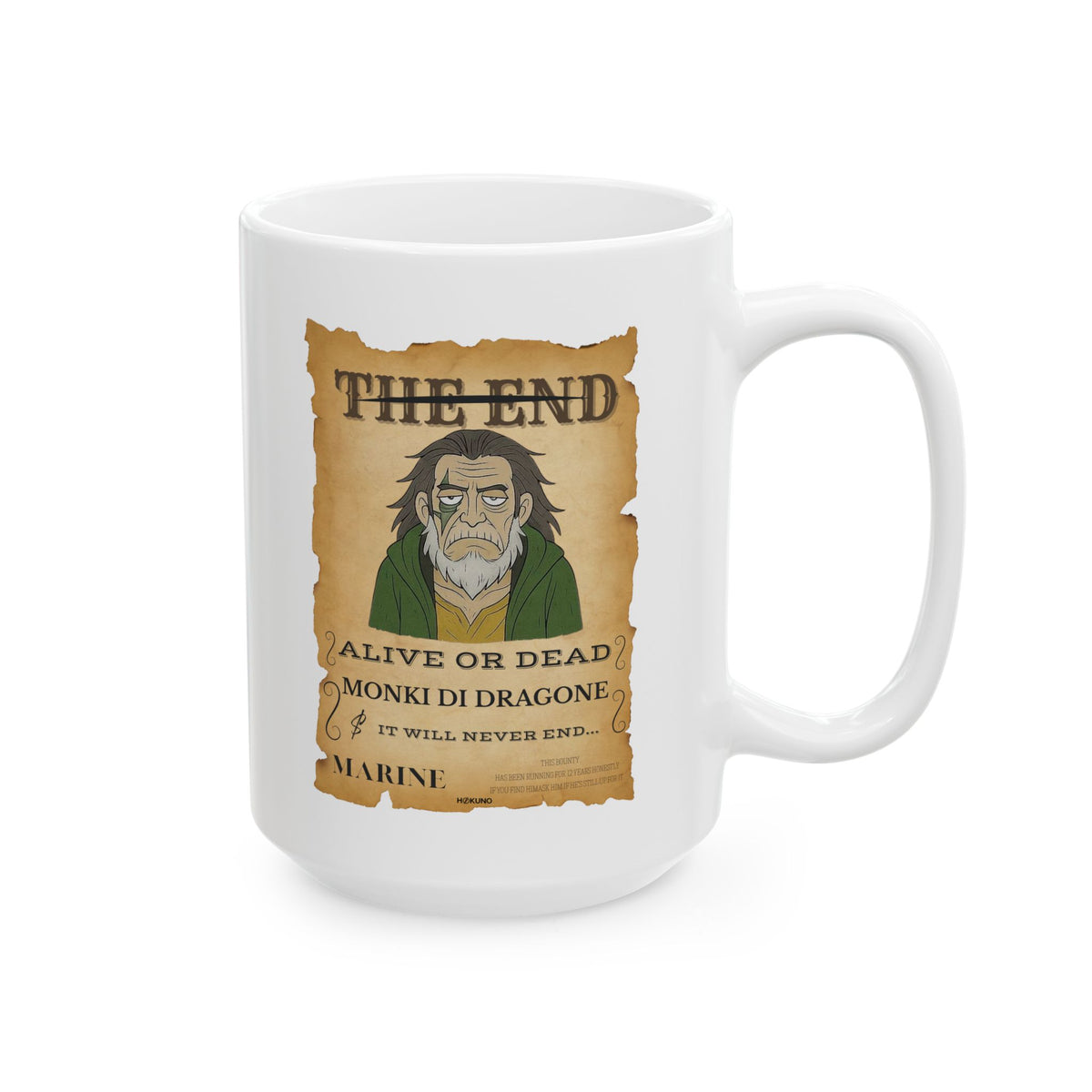 Monki Di Dragone • Wanted Poster Mug — vue 8