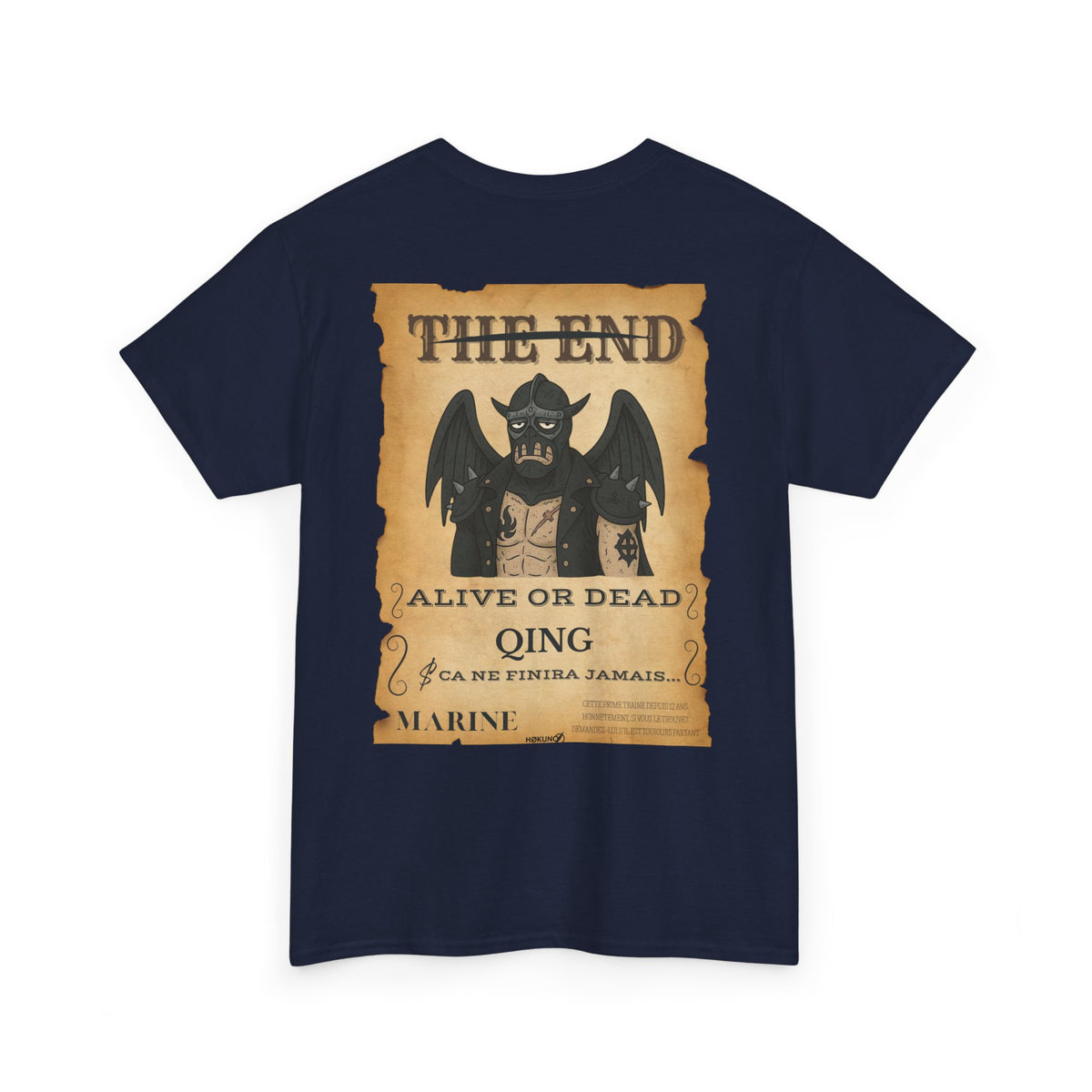 Qing • Wanted Poster Black Tee — vue 5