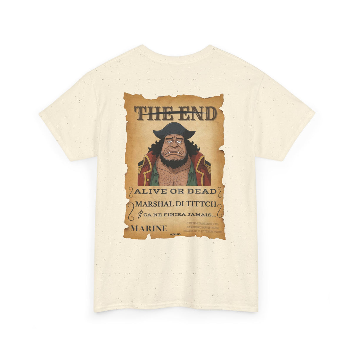 Marshal Di Tittch • Wanted Poster Tee — vue 8