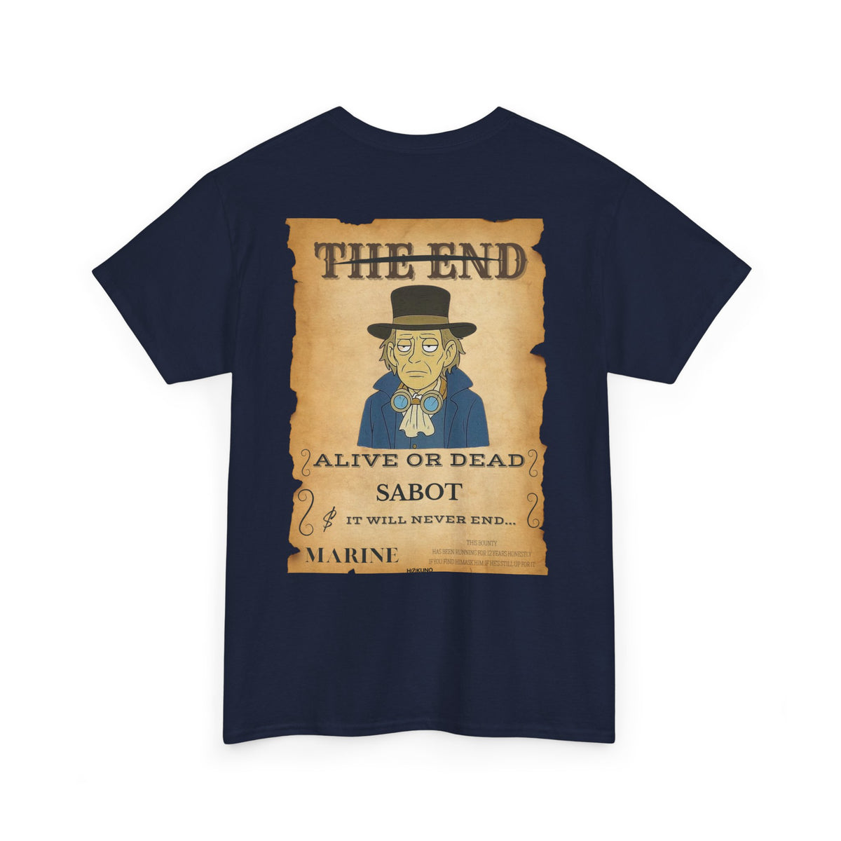 Sabot • Wanted Poster Black Tee — vue 5