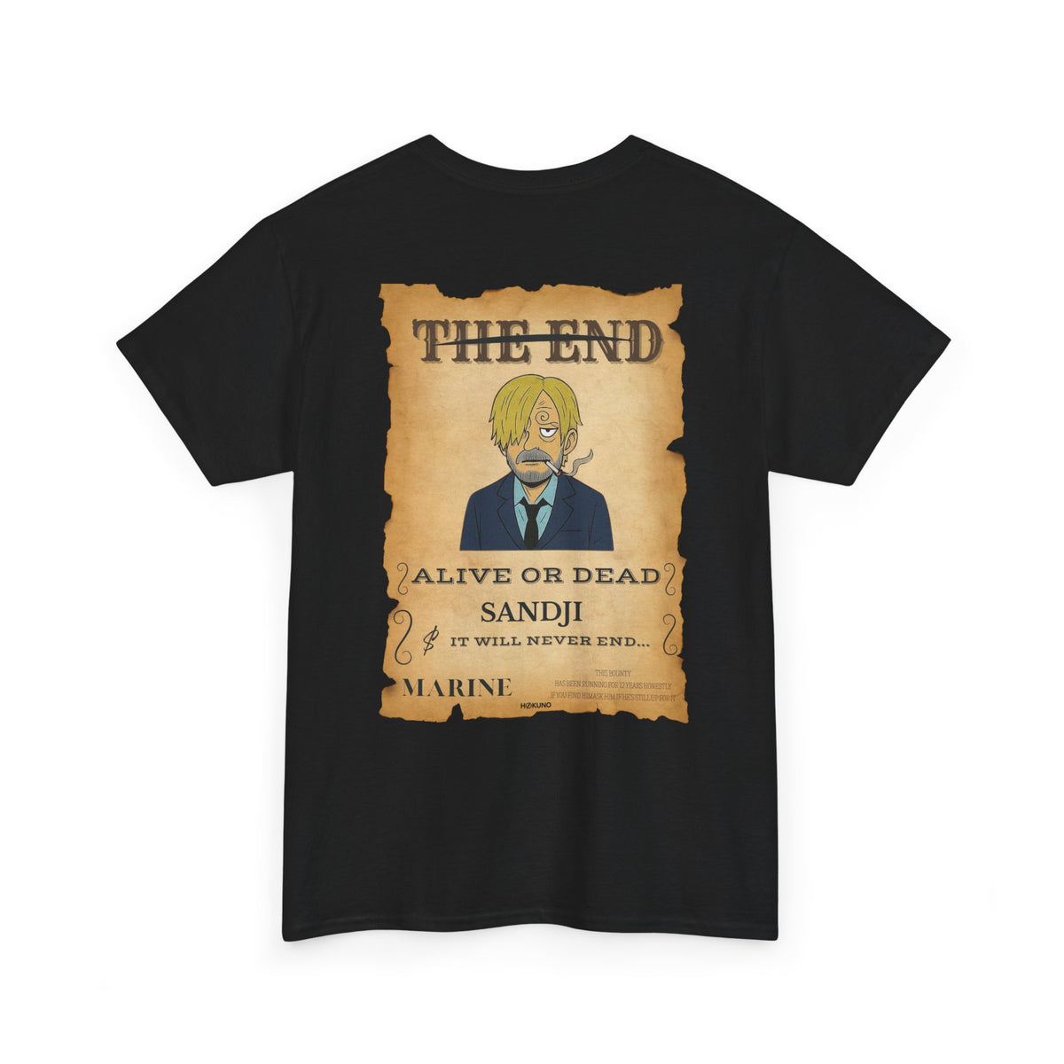 Sandji • Wanted Poster Black Tee — vue 2