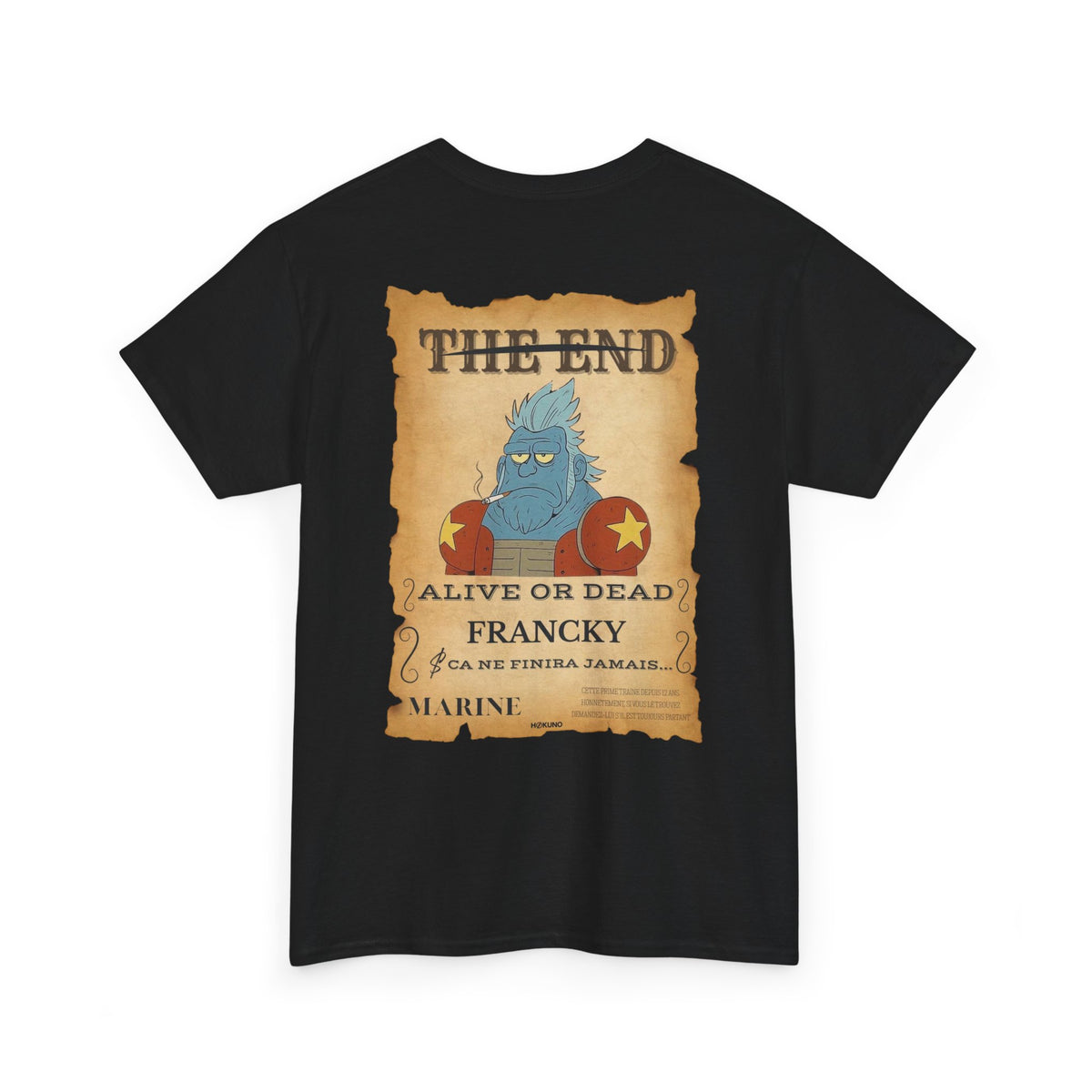 Francky • Wanted Poster Black Tee — vue 2
