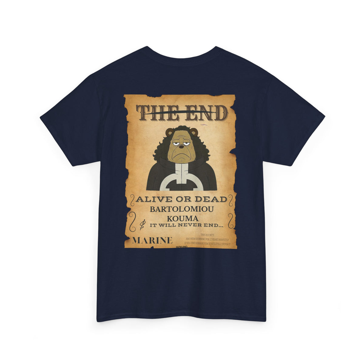 Bartolomiou Kouma • Wanted Poster Black Tee — vue 5