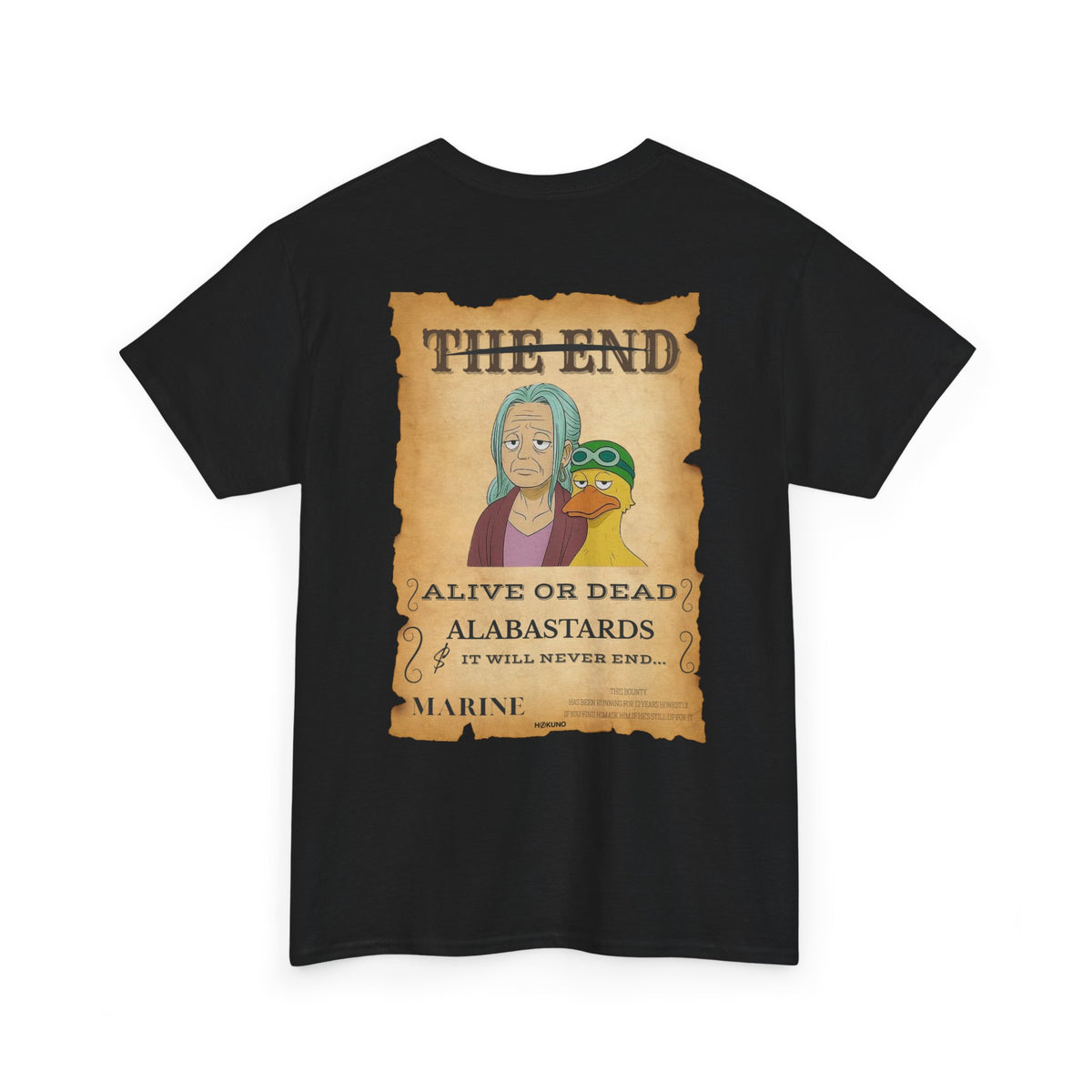 Alabastards • Wanted Poster Black Tee — vue 2
