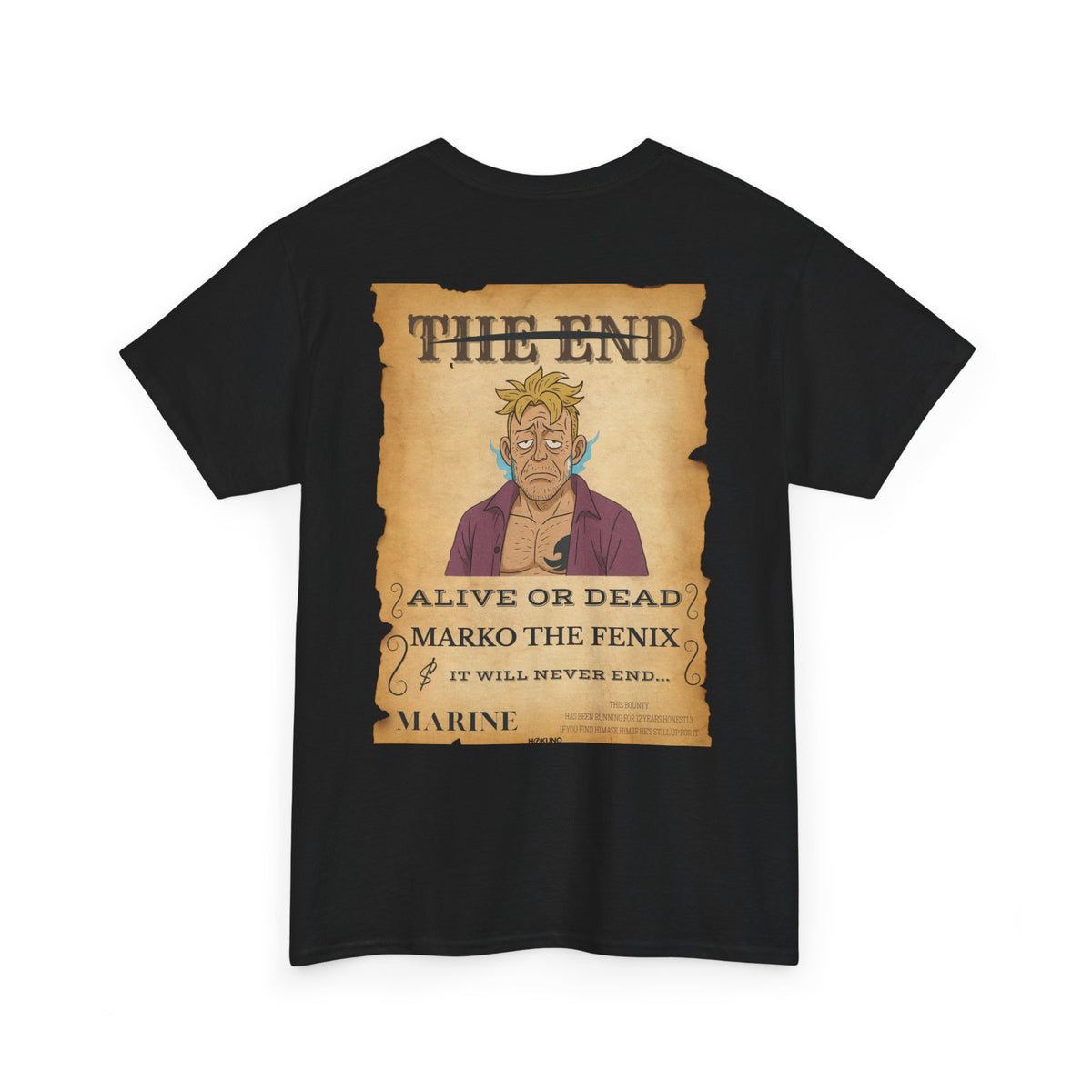 Marko The Fenix • Wanted Poster Black Tee — vue 2