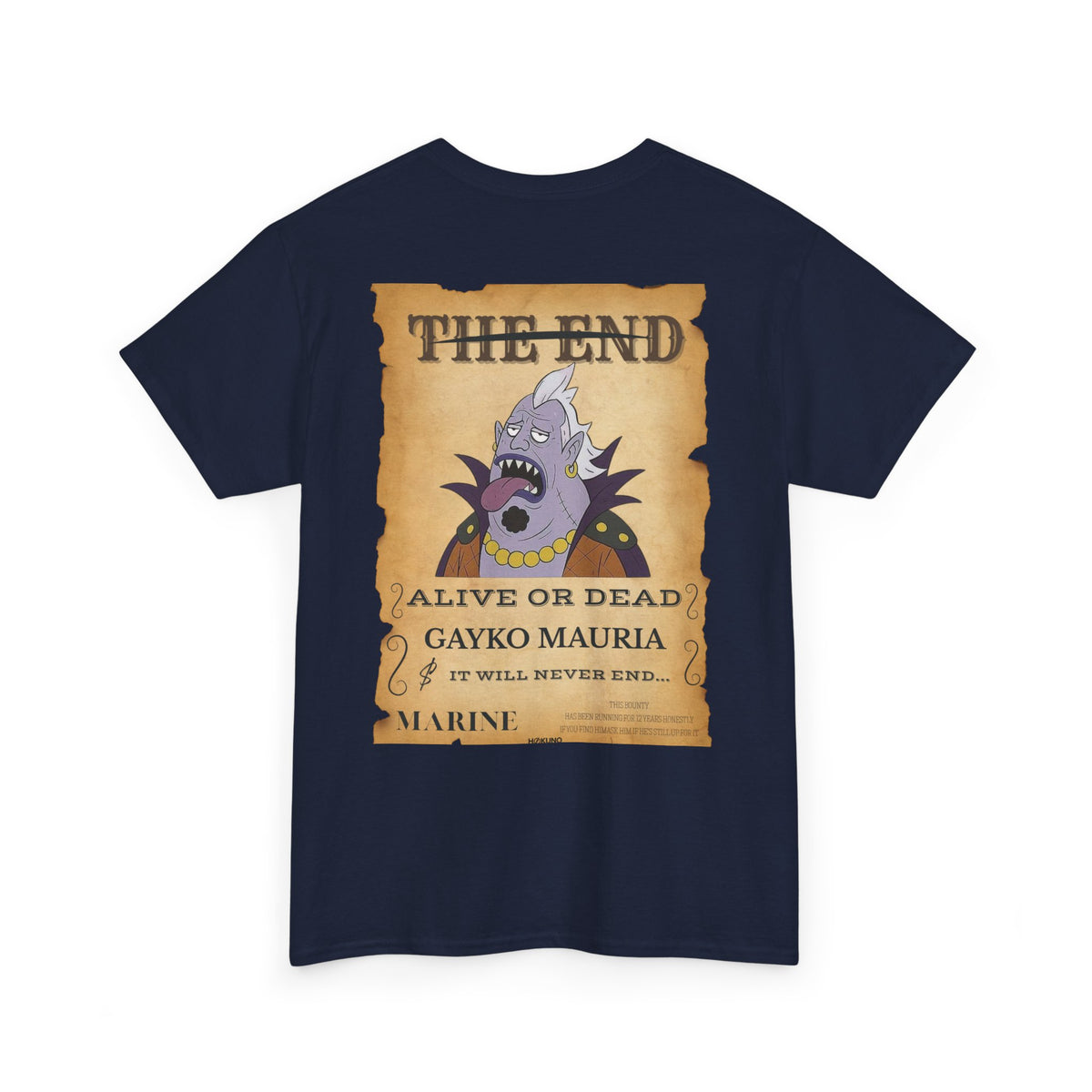 Gayko Mauria • Wanted Poster Black Tee — vue 5