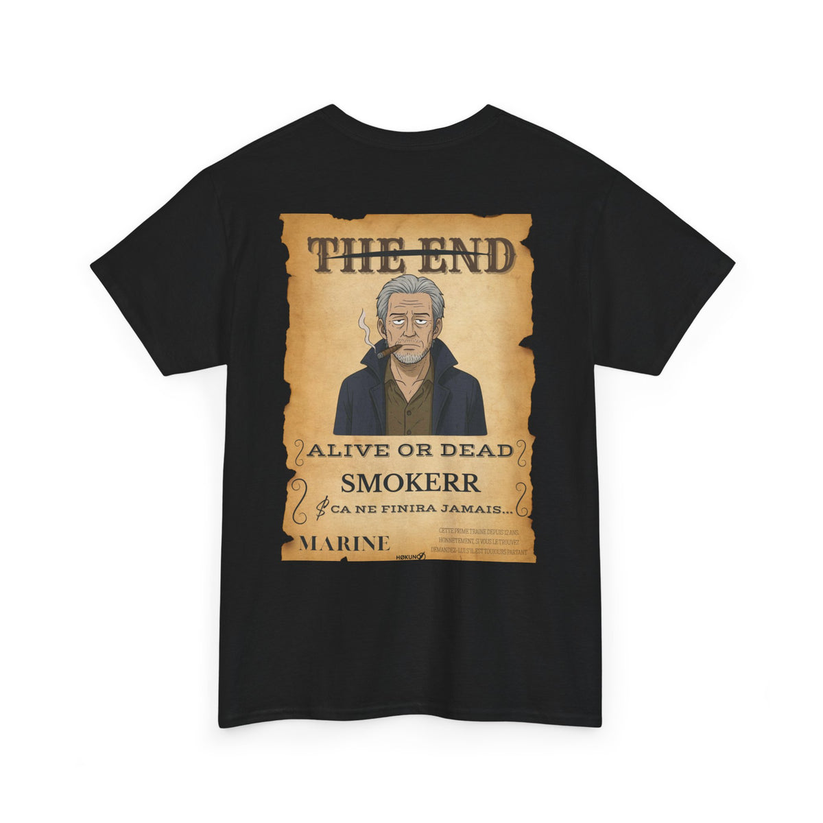 Smokerr • Wanted Poster Black Tee — vue 2
