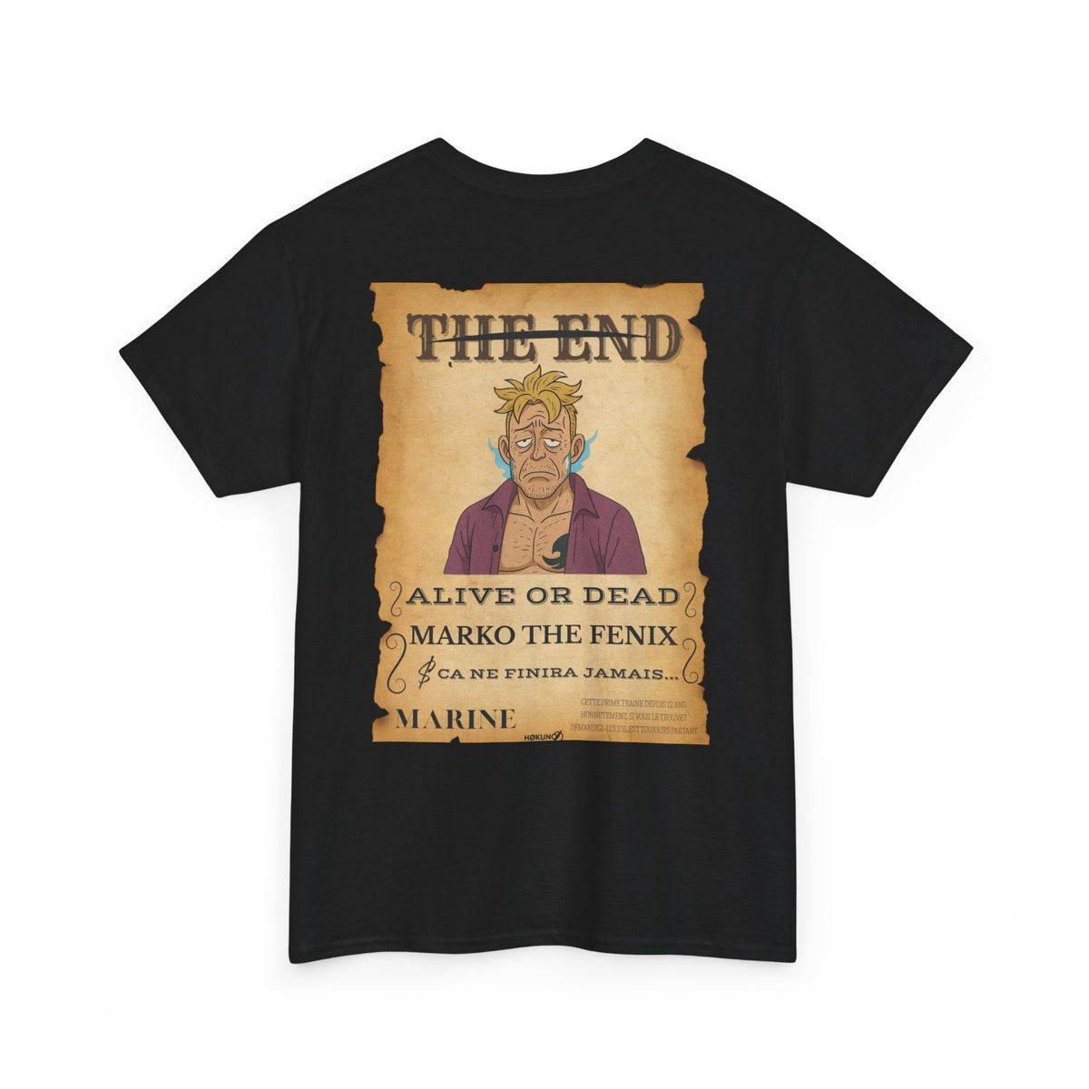 Marko The Fenix • Wanted Poster Black Tee — vue 2