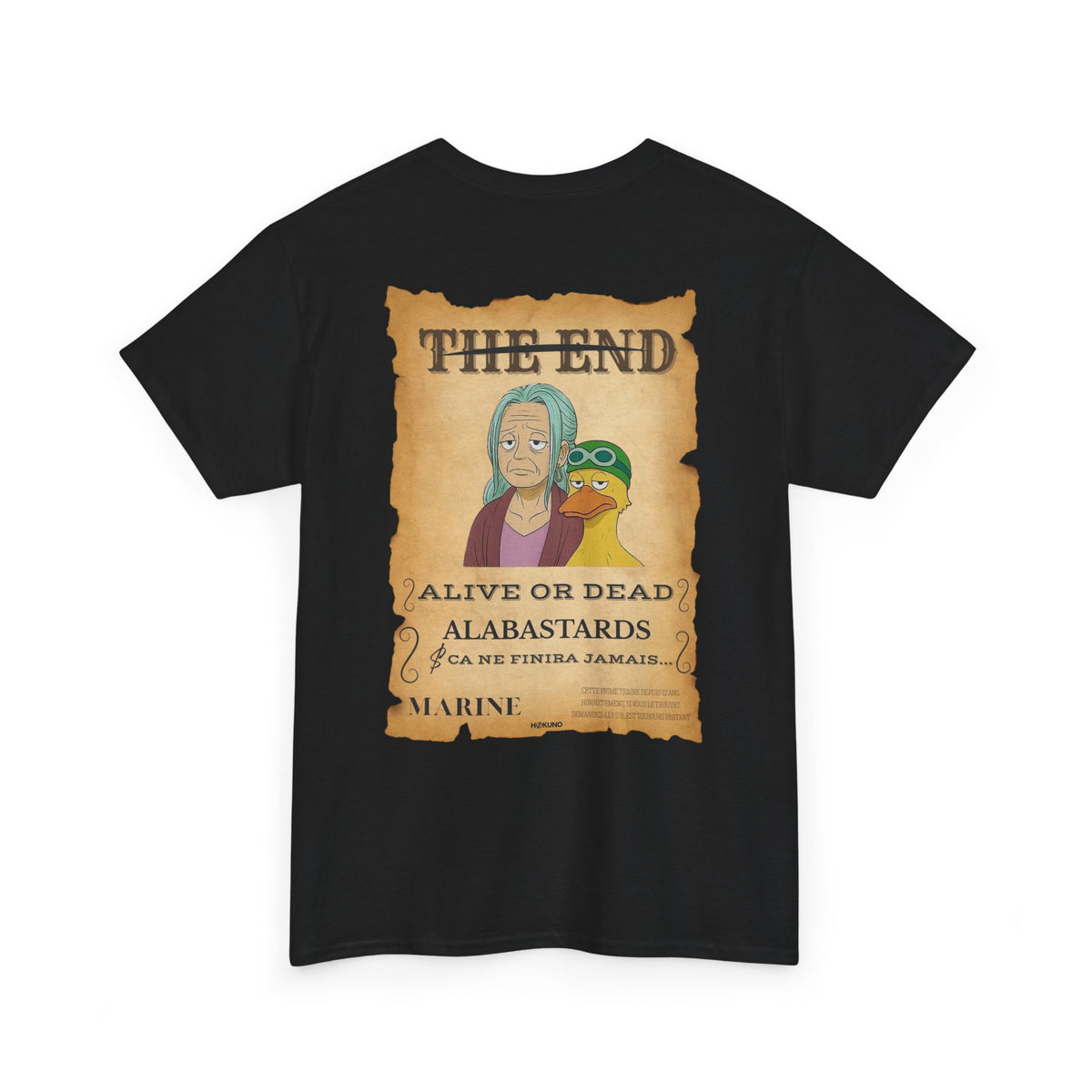 Alabastards • Wanted Poster Black Tee — vue 2