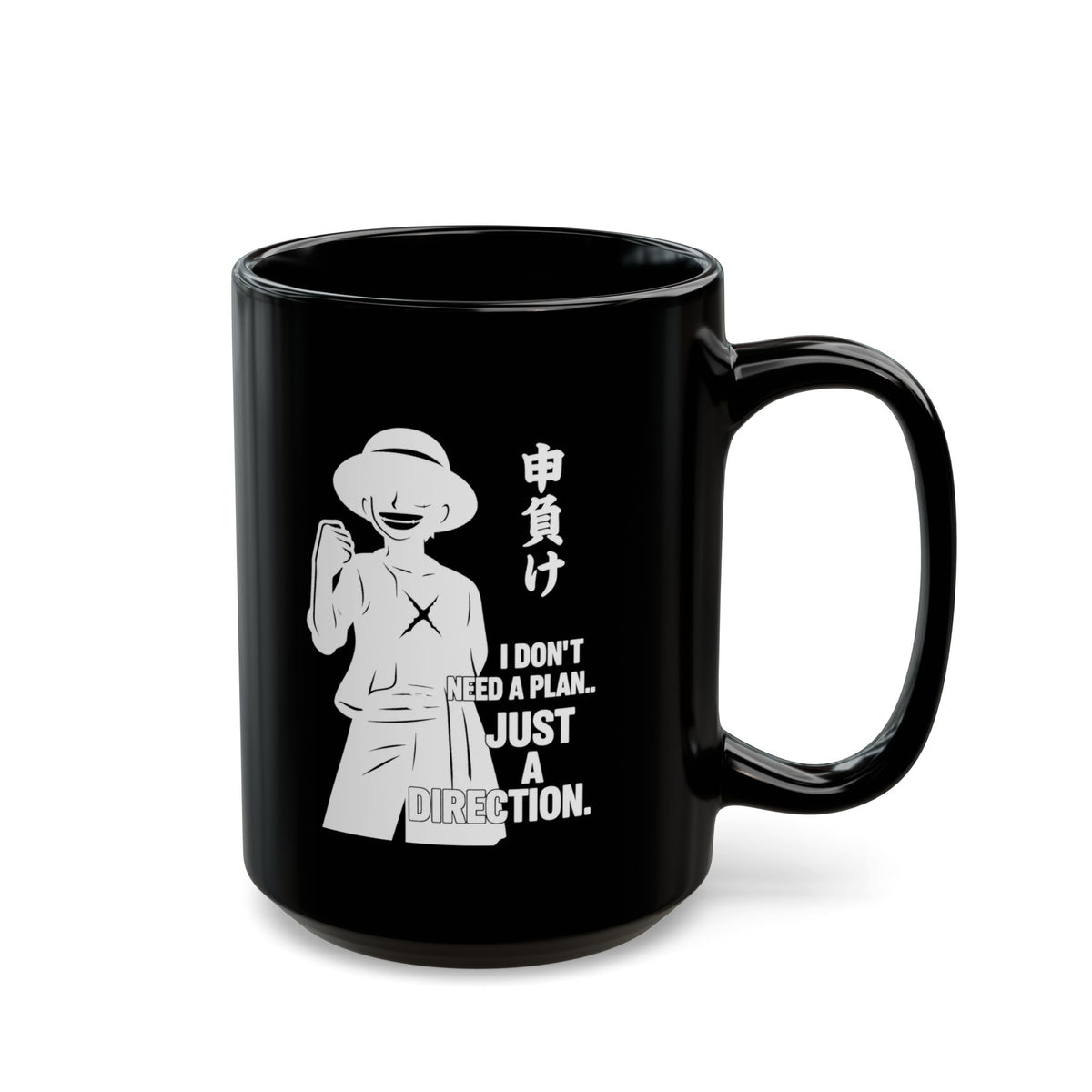 Luffy • Direction Black Mug — vue 6