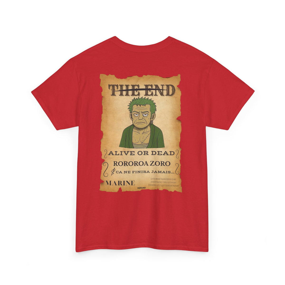 Rororoa Zoro • Wanted Poster Tee — vue 5