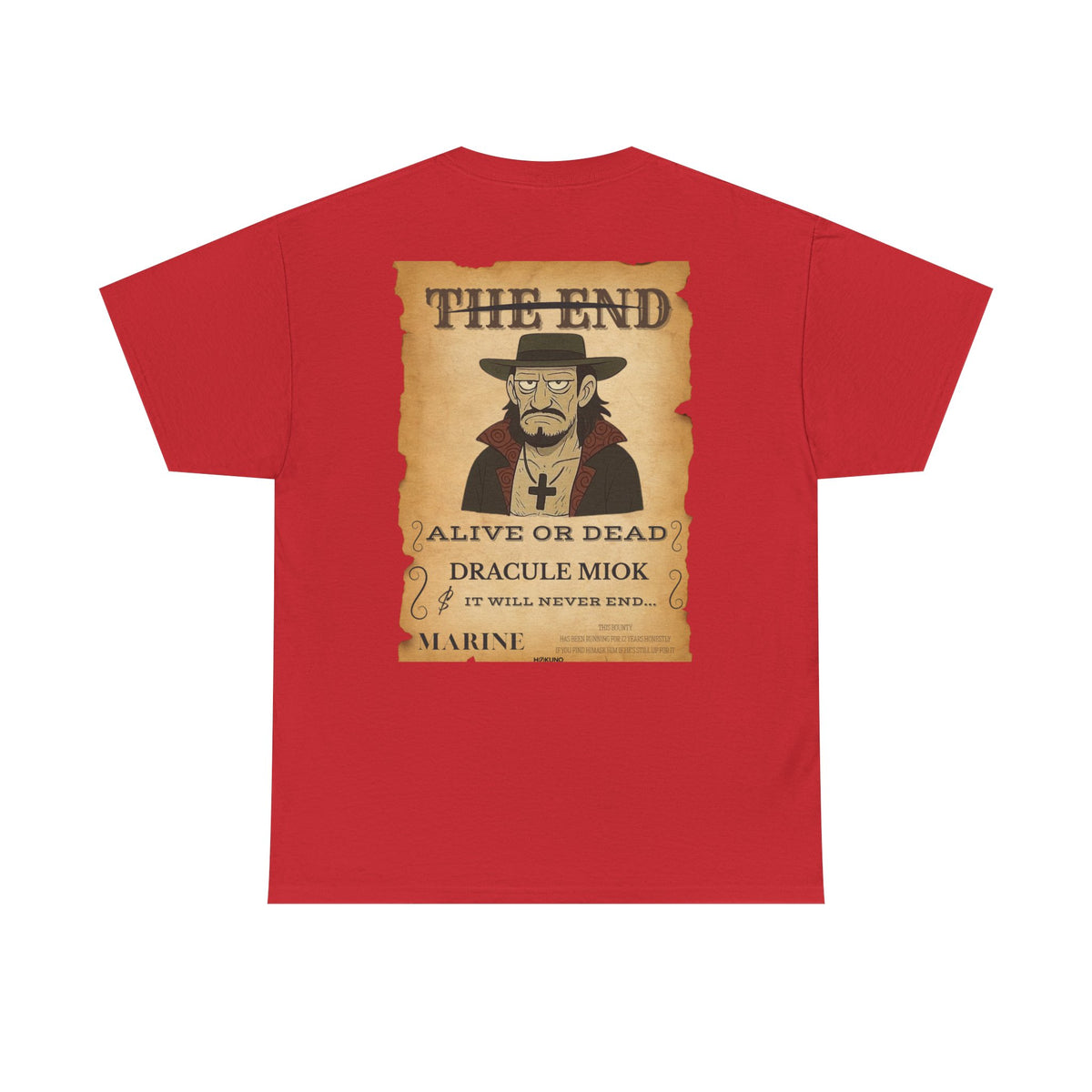 Dracule Miok • Wanted Poster Tee — vue 10