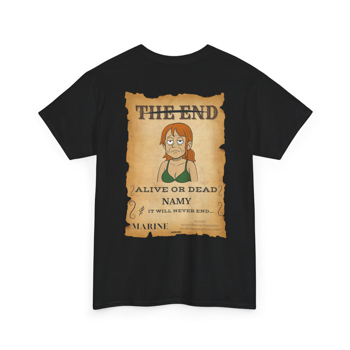 Namy • Wanted Poster Black Tee — vue 2
